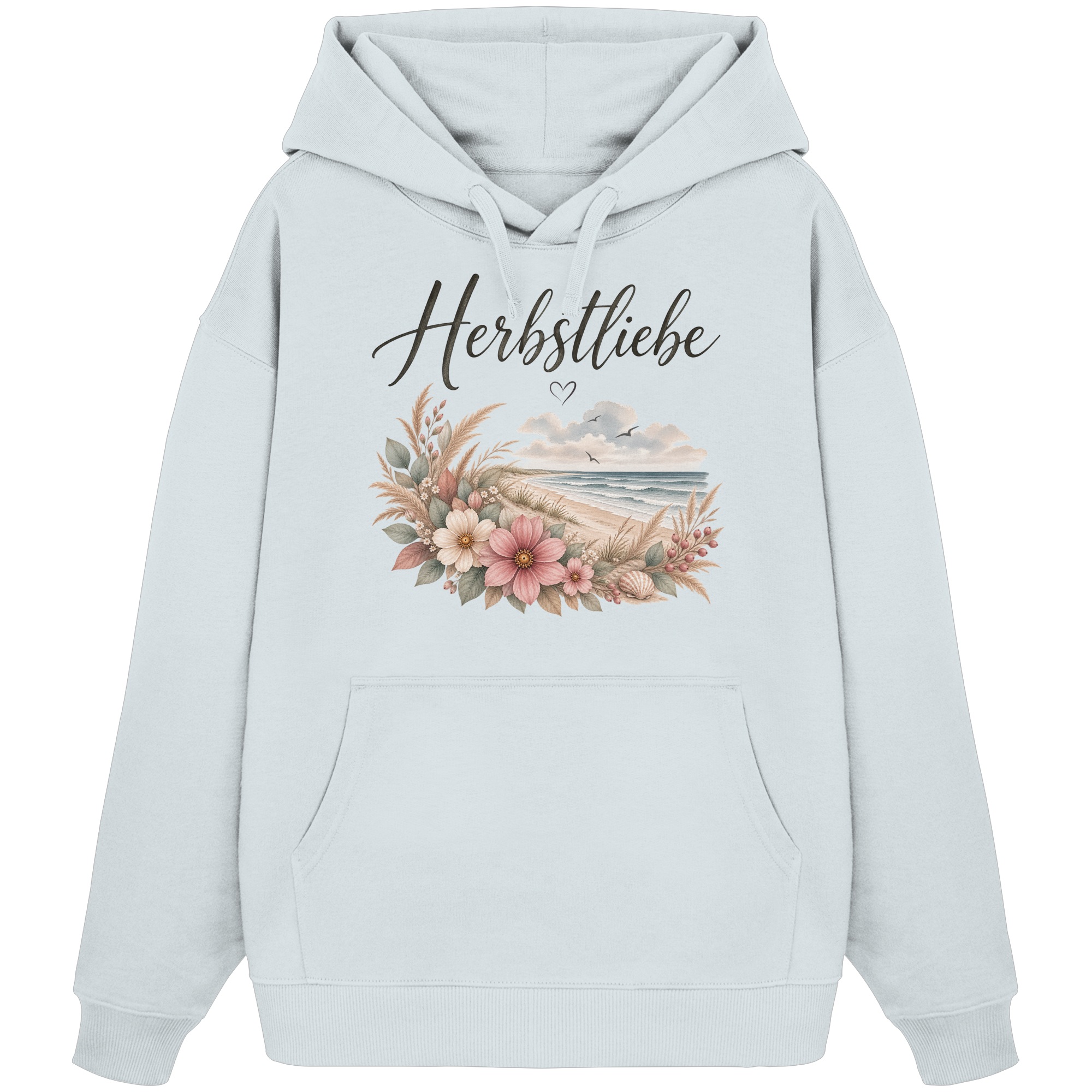 Autumn Coast – Herbstliebe am Meer - - Organic Oversize Hoodie