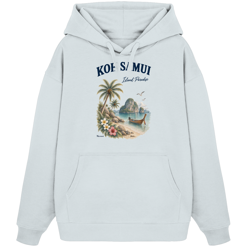 Koh Samui Thailand – Island Paradise – Tropical Vintage - Bio Oversize Hoodie