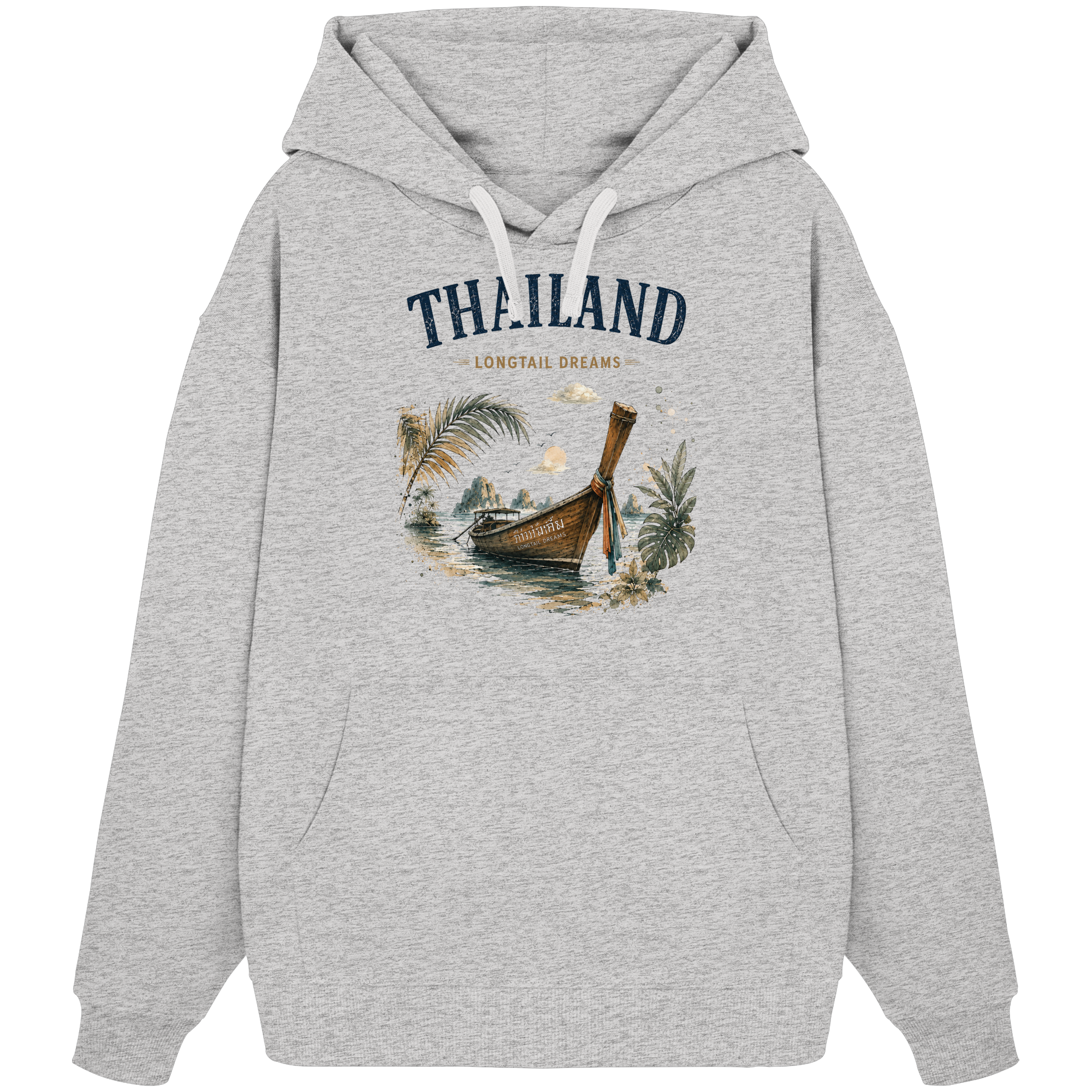 Thailand-Longtail-Dreams-Light-Edition - Organic Oversize Hoodie