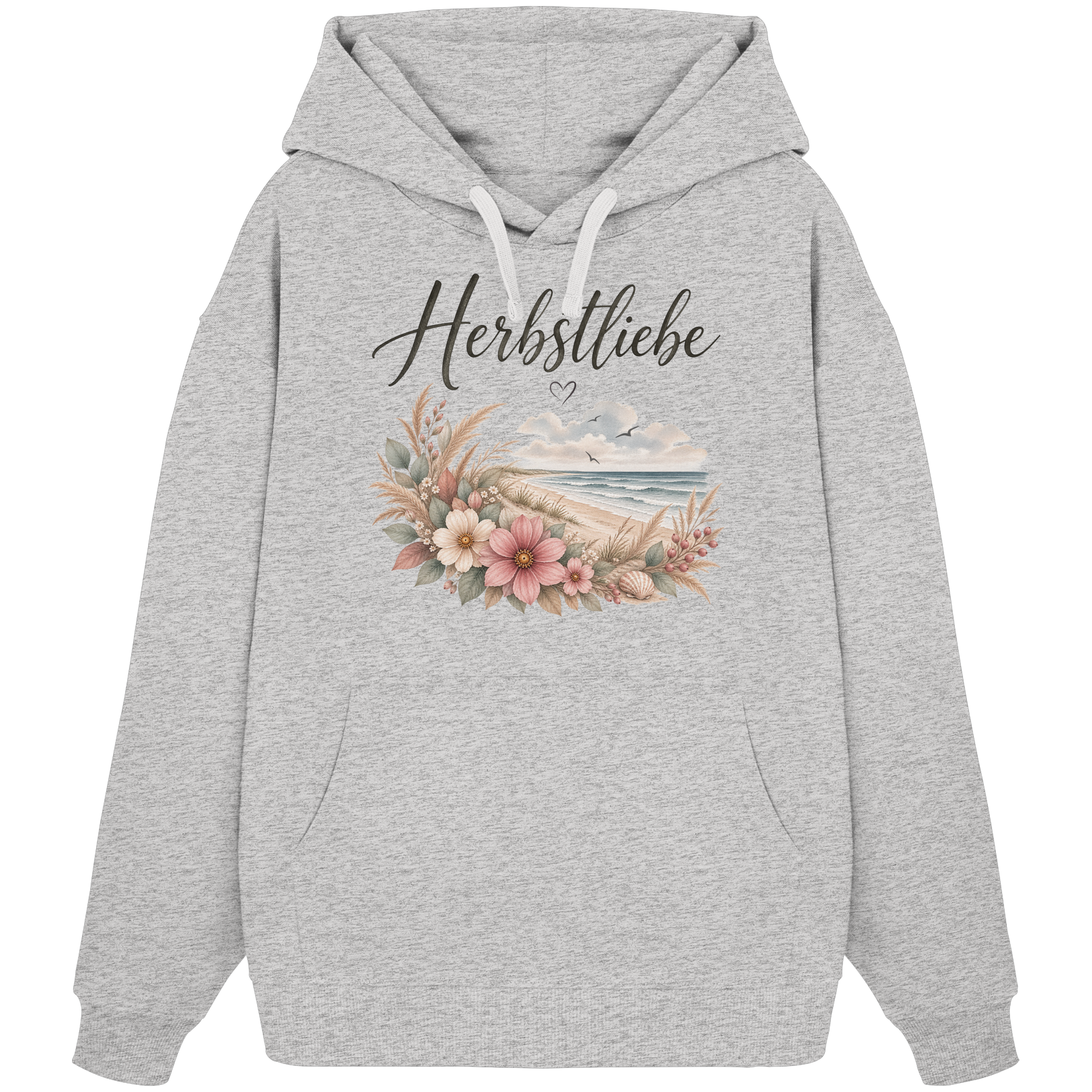 Autumn Coast – Herbstliebe am Meer - - Organic Oversize Hoodie