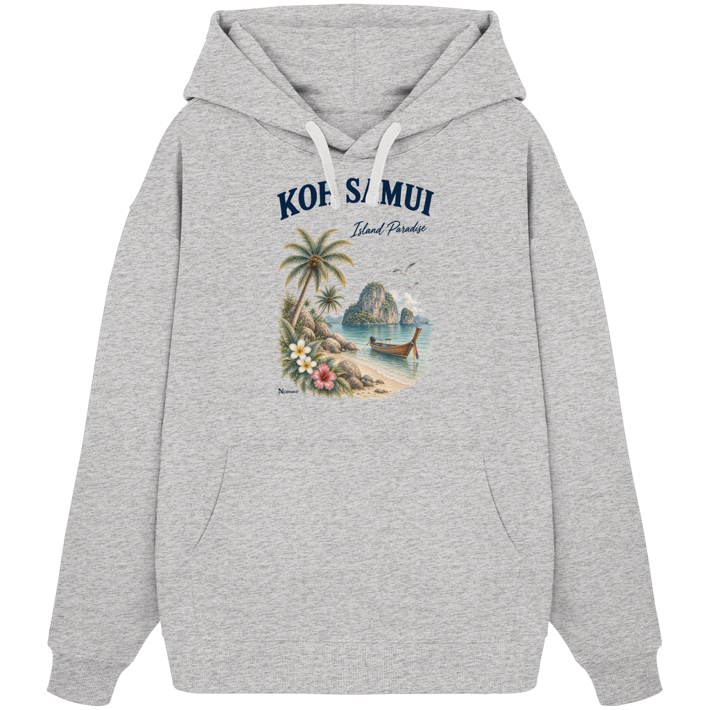 Koh Samui Thailand – Island Paradise – Tropical Vintage - Bio Oversize Hoodie
