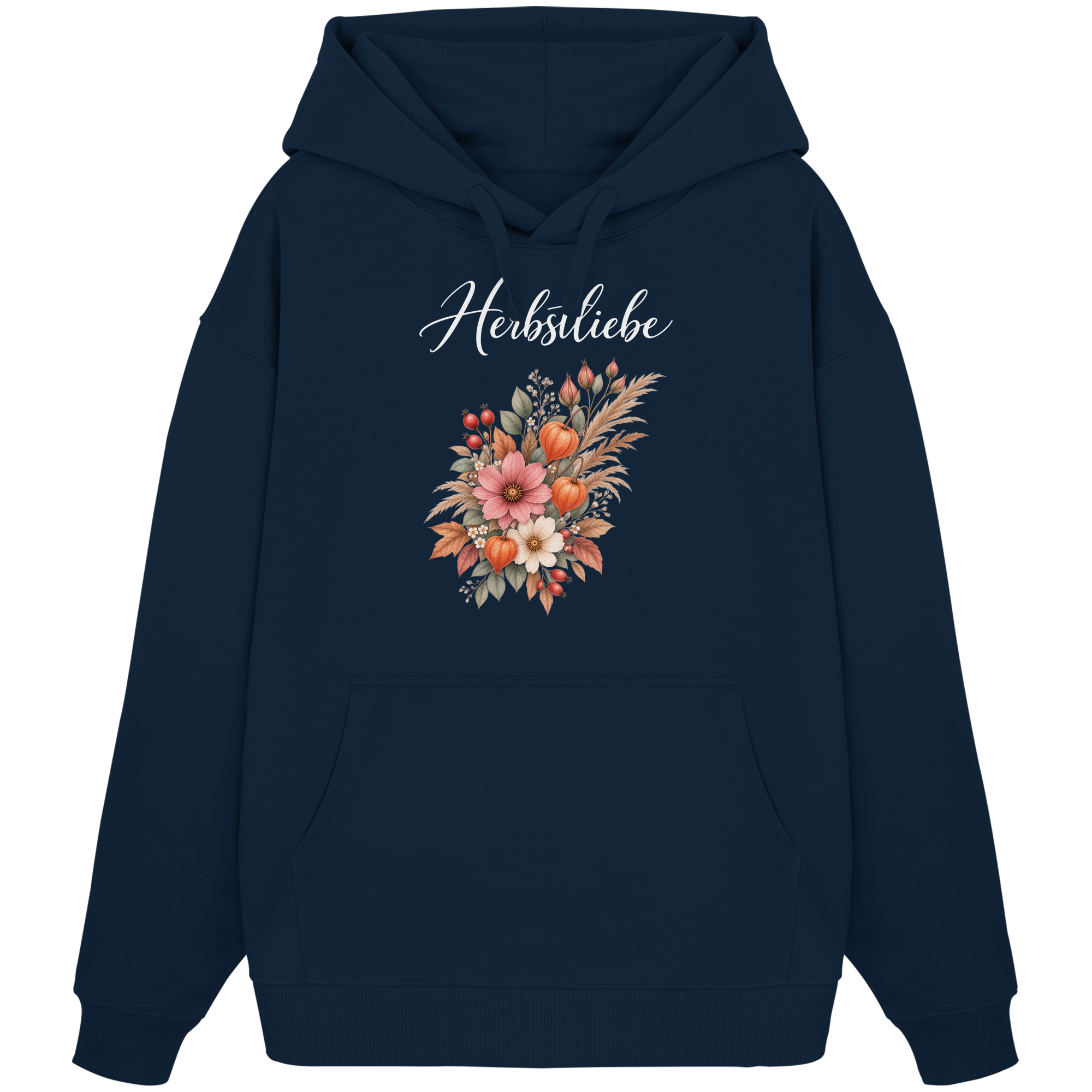 Autumn Garden - Dark Edition - - Organic Oversize Hoodie