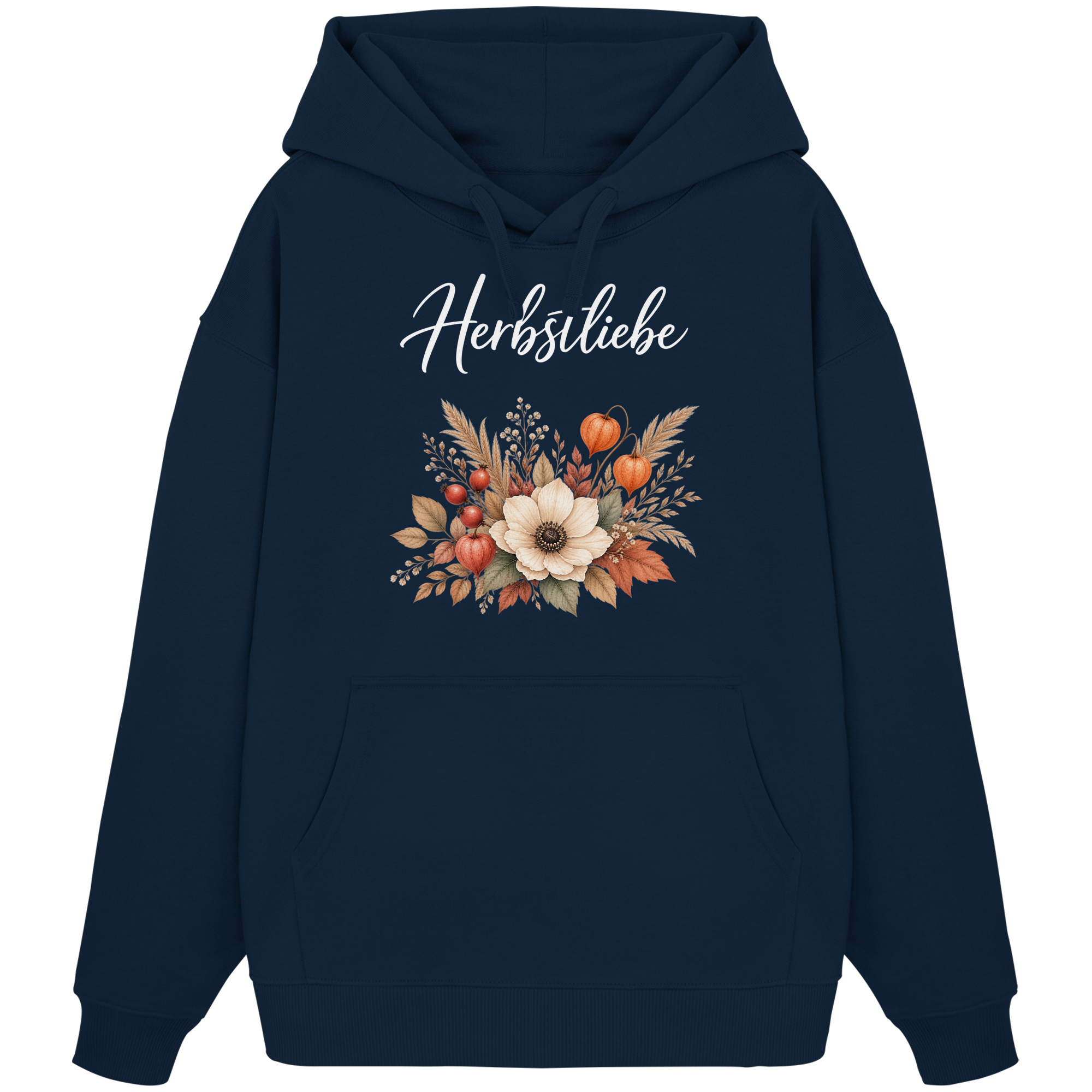 Herbstliebe – Golden Harvest - Dark Edition - - Organic Oversize Hoodie
