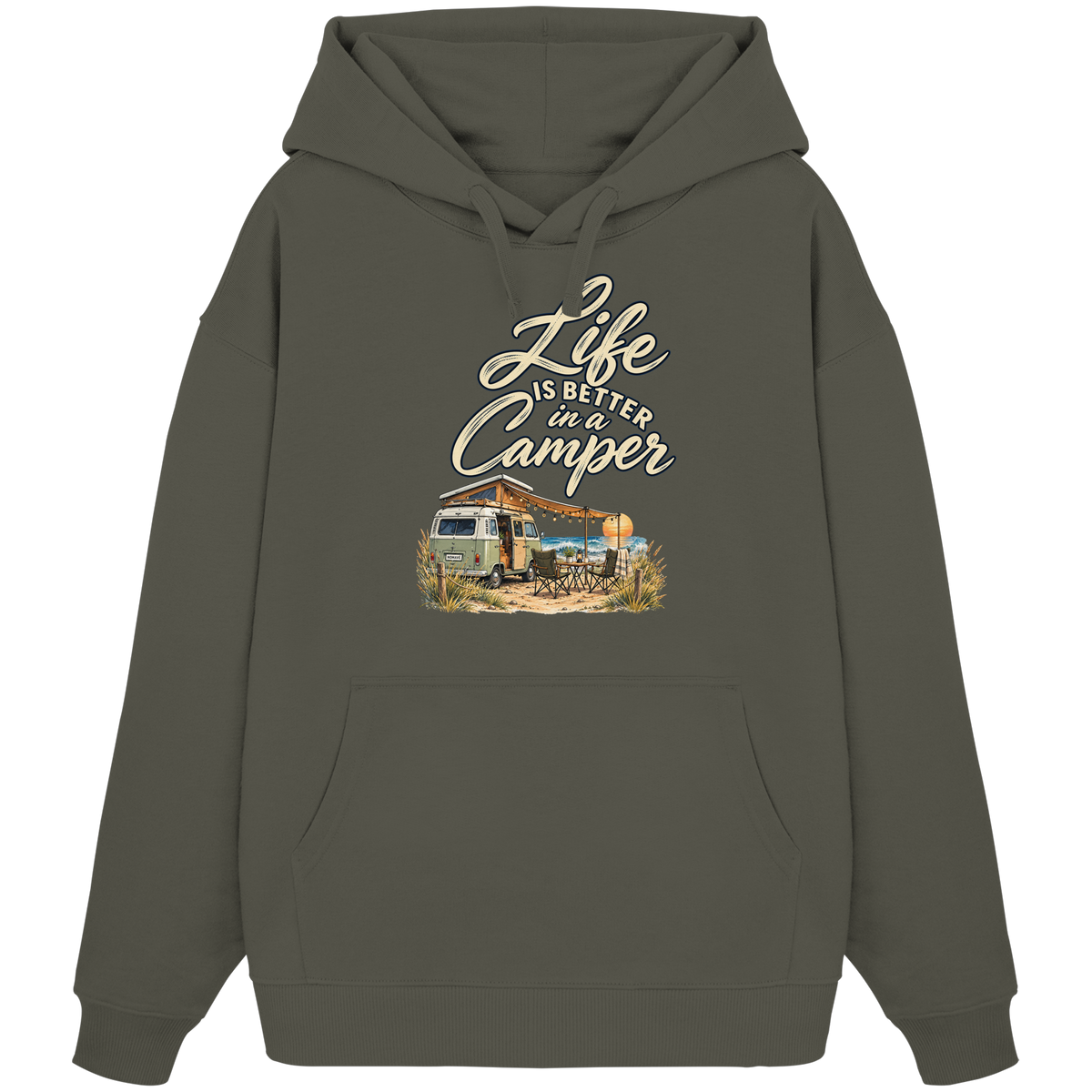 Life is better in a Camper - Organic Oversize Hoodie