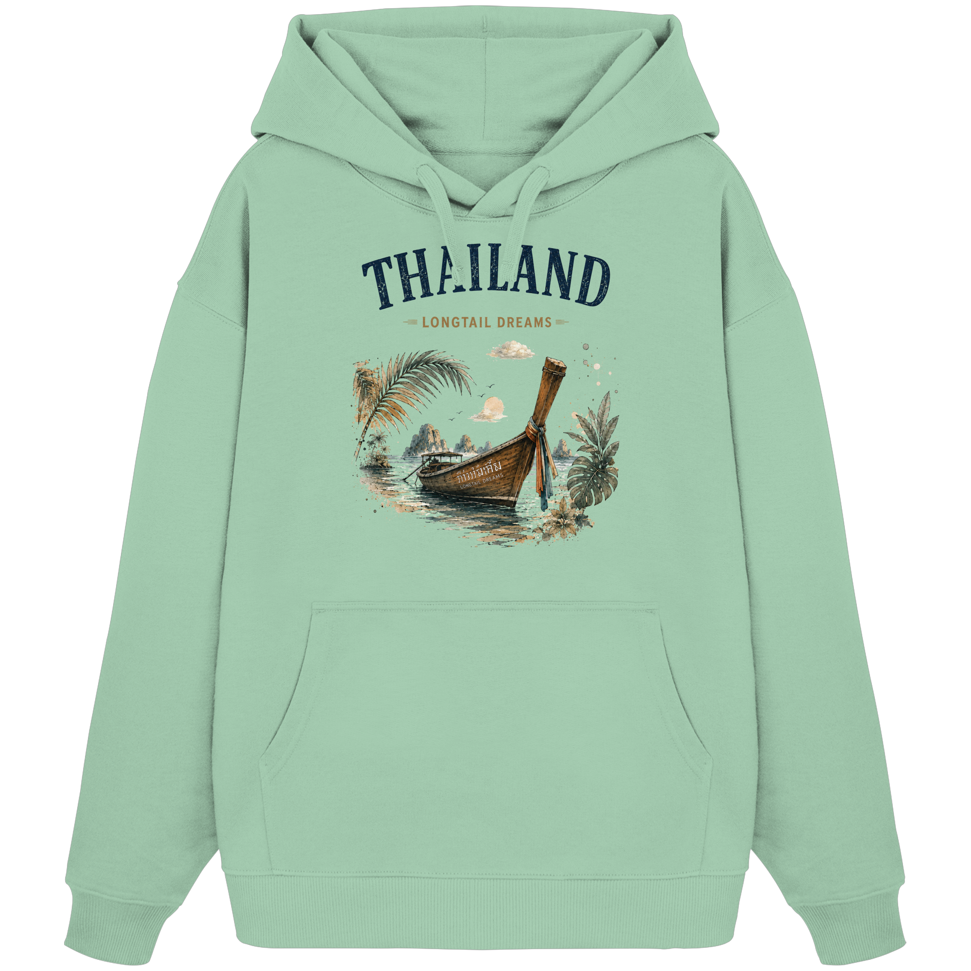 Thailand-Longtail-Dreams-Light-Edition - Organic Oversize Hoodie
