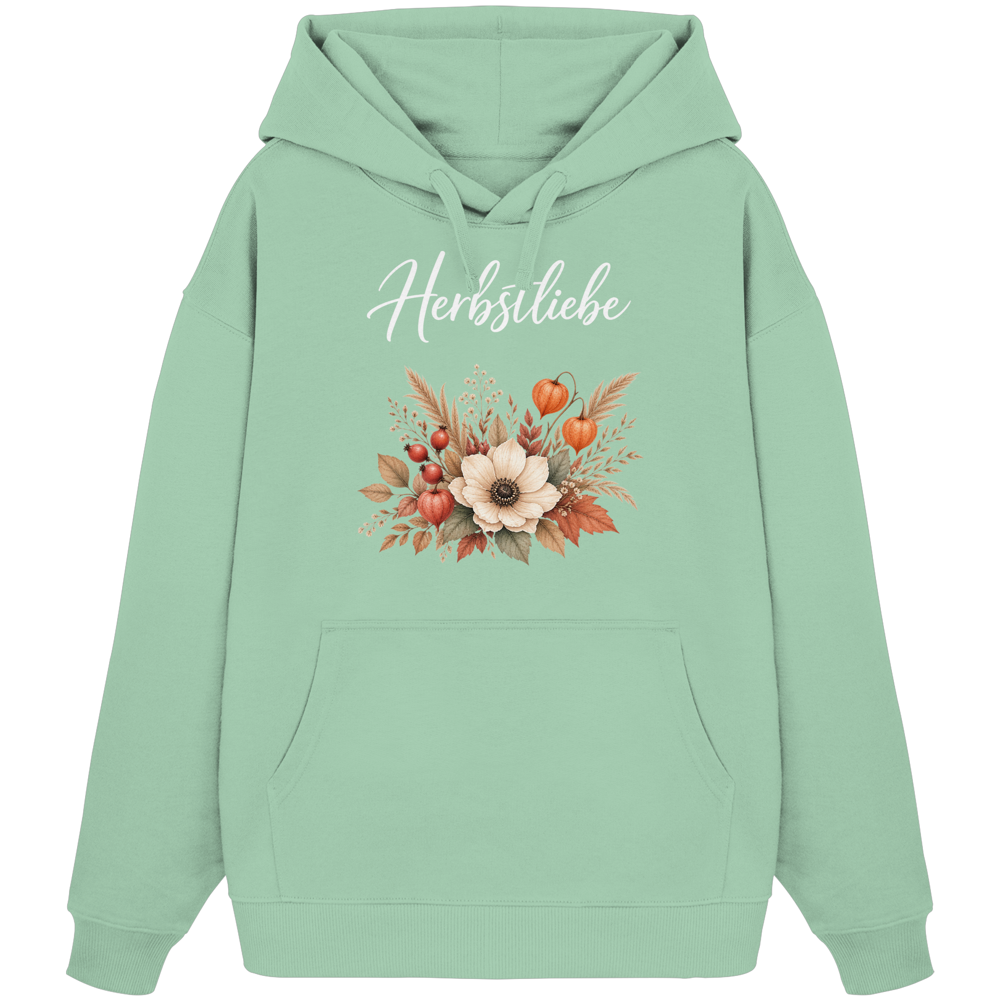 Herbstliebe – Golden Harvest - Dark Edition - - Organic Oversize Hoodie