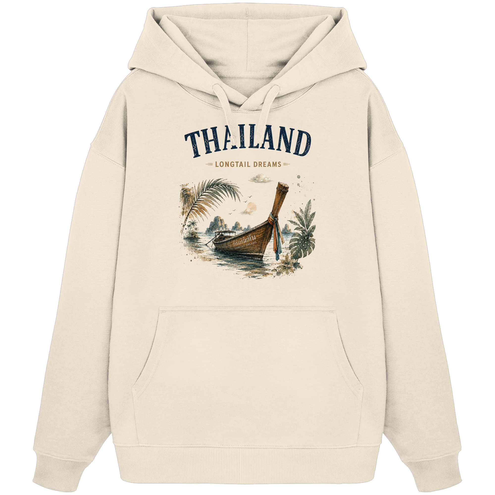 Thailand-Longtail-Dreams-Light-Edition - Organic Oversize Hoodie