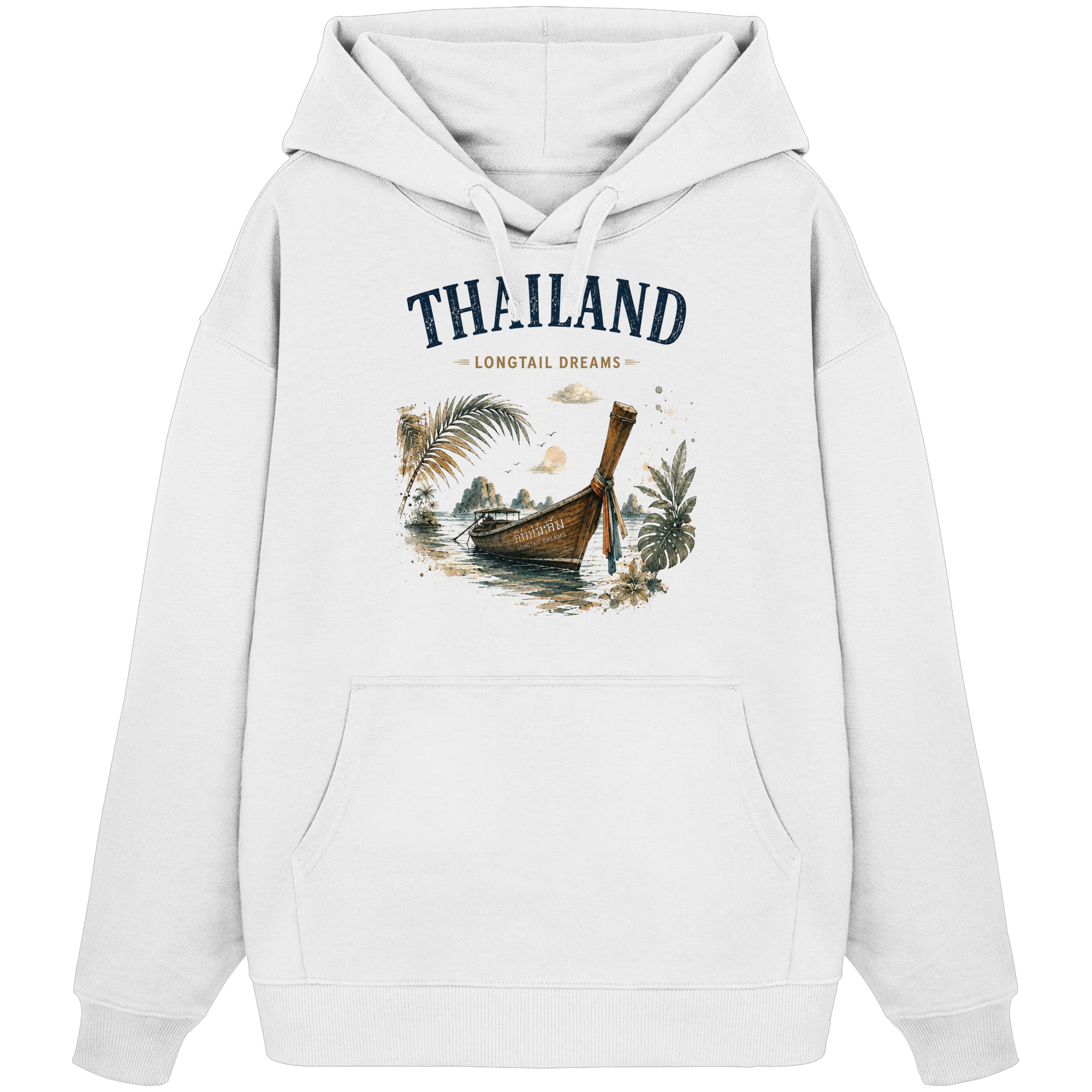 Thailand-Longtail-Dreams-Light-Edition - Organic Oversize Hoodie