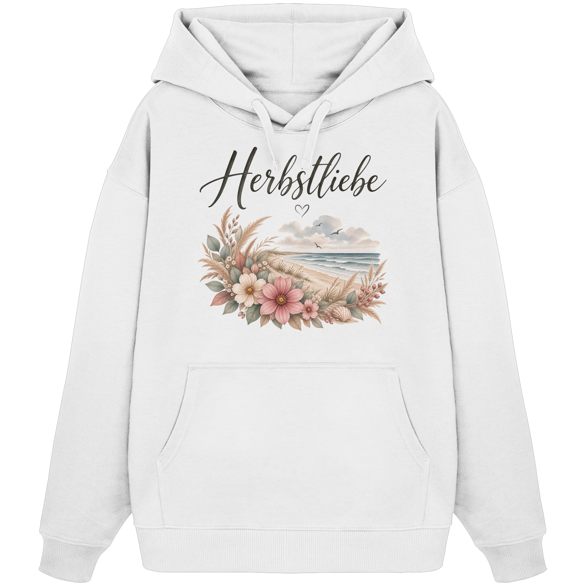 Autumn Coast – Herbstliebe am Meer - - Organic Oversize Hoodie