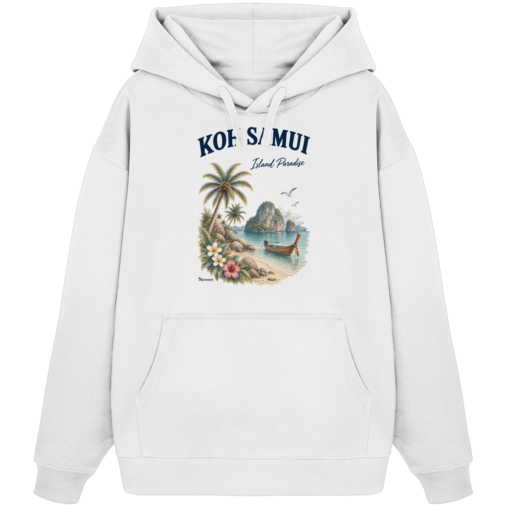 Koh Samui Thailand – Island Paradise – Tropical Vintage - Bio Oversize Hoodie