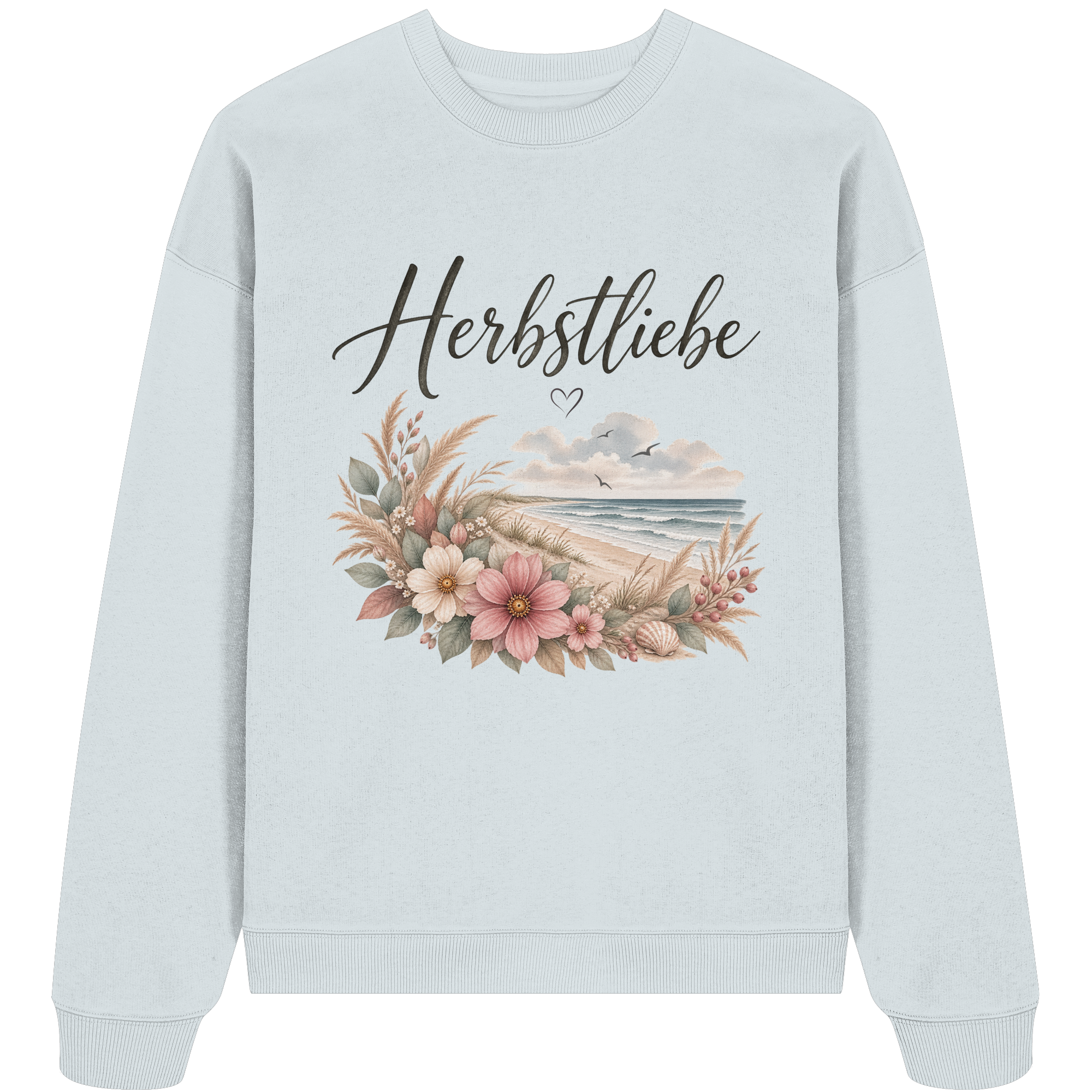 Autumn Coast – Herbstliebe am Meer - - Organic Oversize Sweatshirt