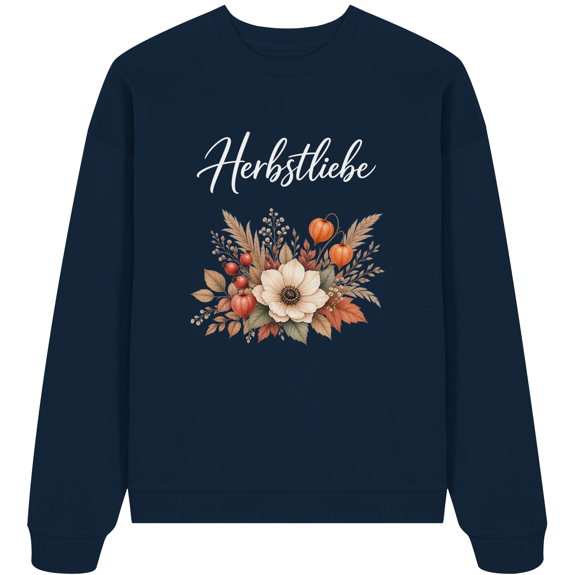 Herbstliebe – Golden Harvest - Dark Edition - - Organic Oversize Sweatshirt