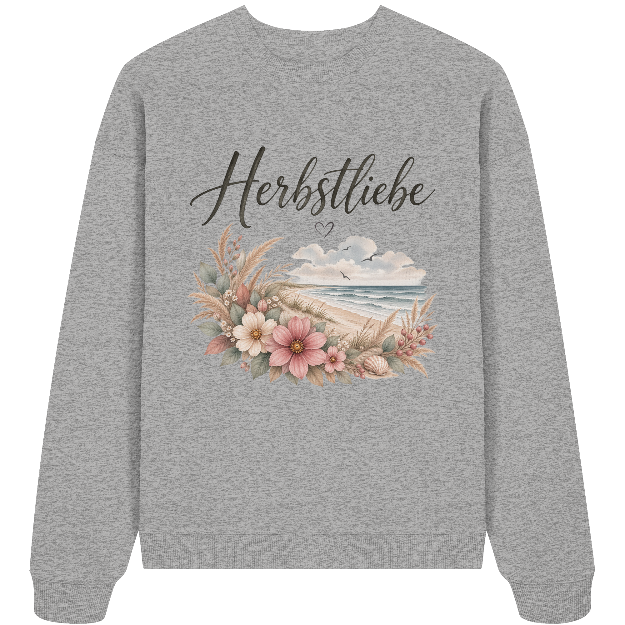 Autumn Coast – Herbstliebe am Meer - - Organic Oversize Sweatshirt