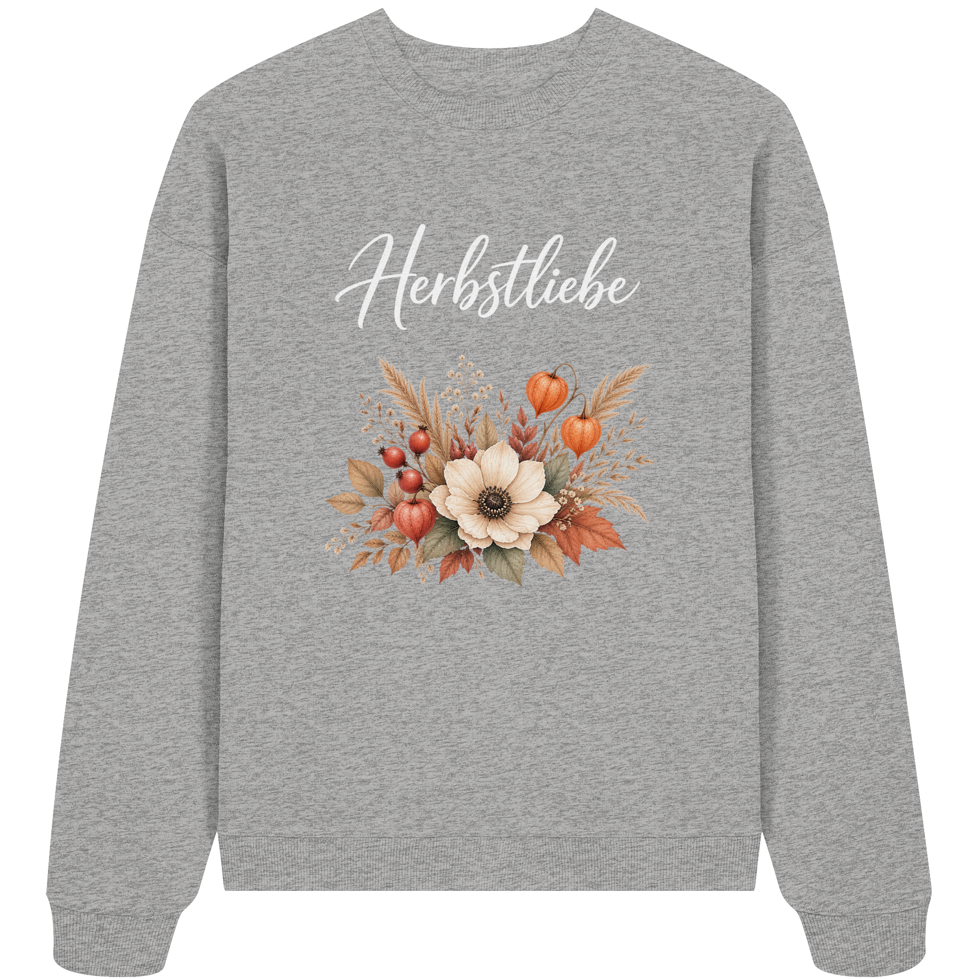 Herbstliebe – Golden Harvest - Dark Edition - - Organic Oversize Sweatshirt