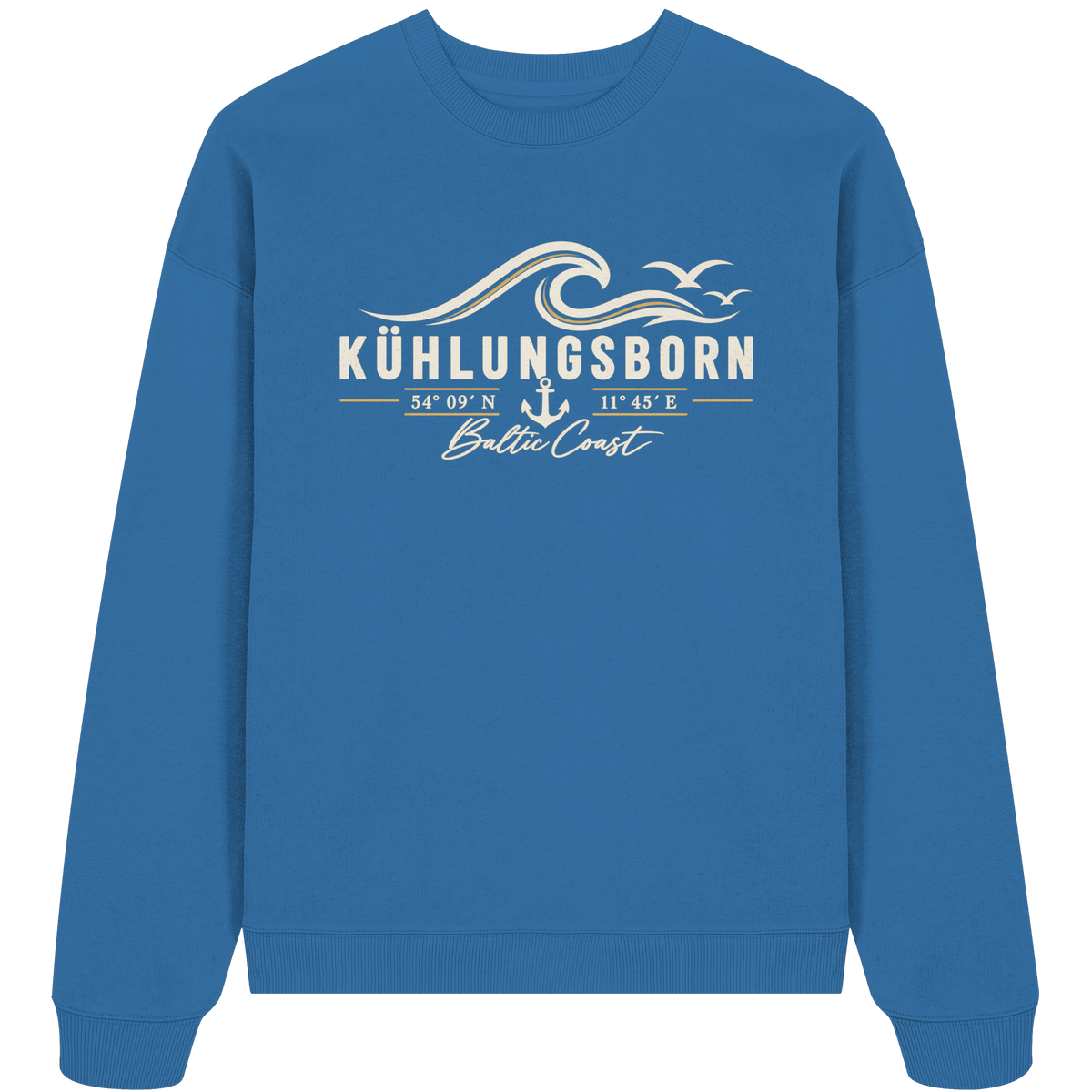 Kühlungsborn – Baltic Coast - Dark Edition - Organic Oversize Sweatshirt