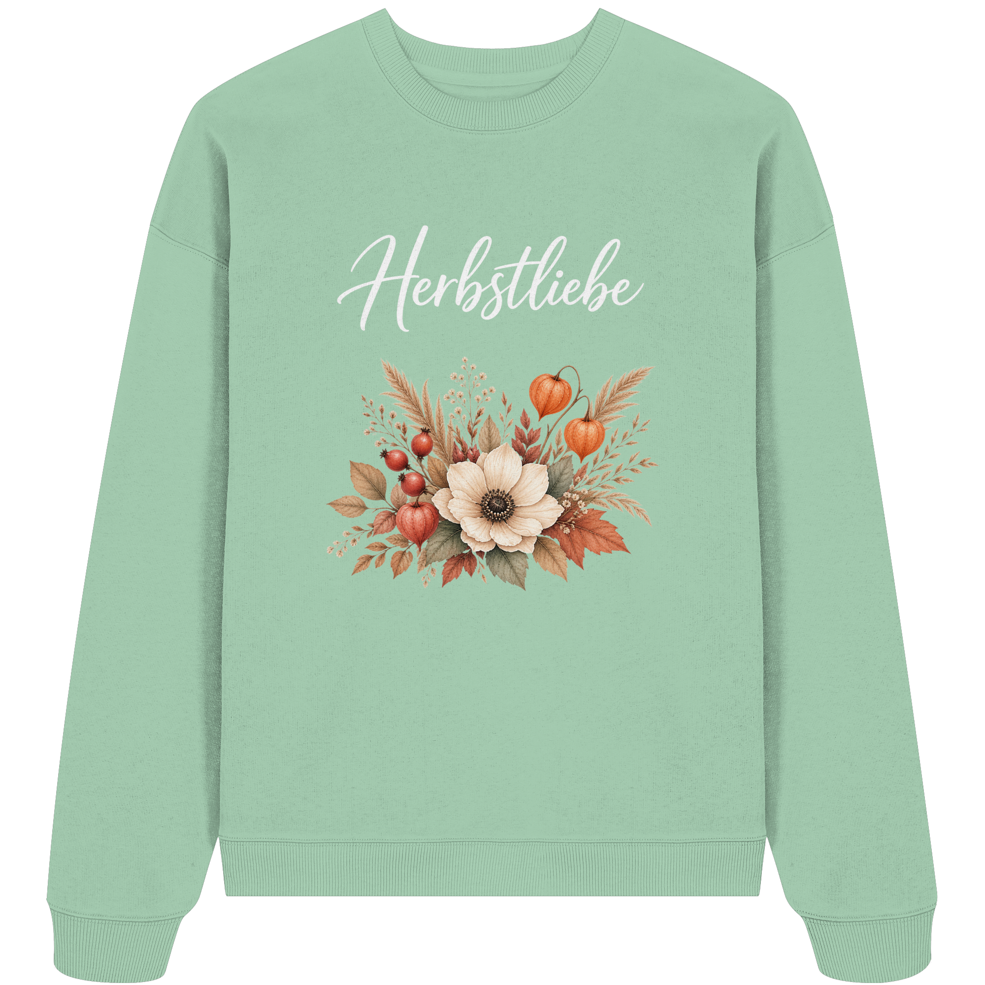 Herbstliebe – Golden Harvest - Dark Edition - - Organic Oversize Sweatshirt