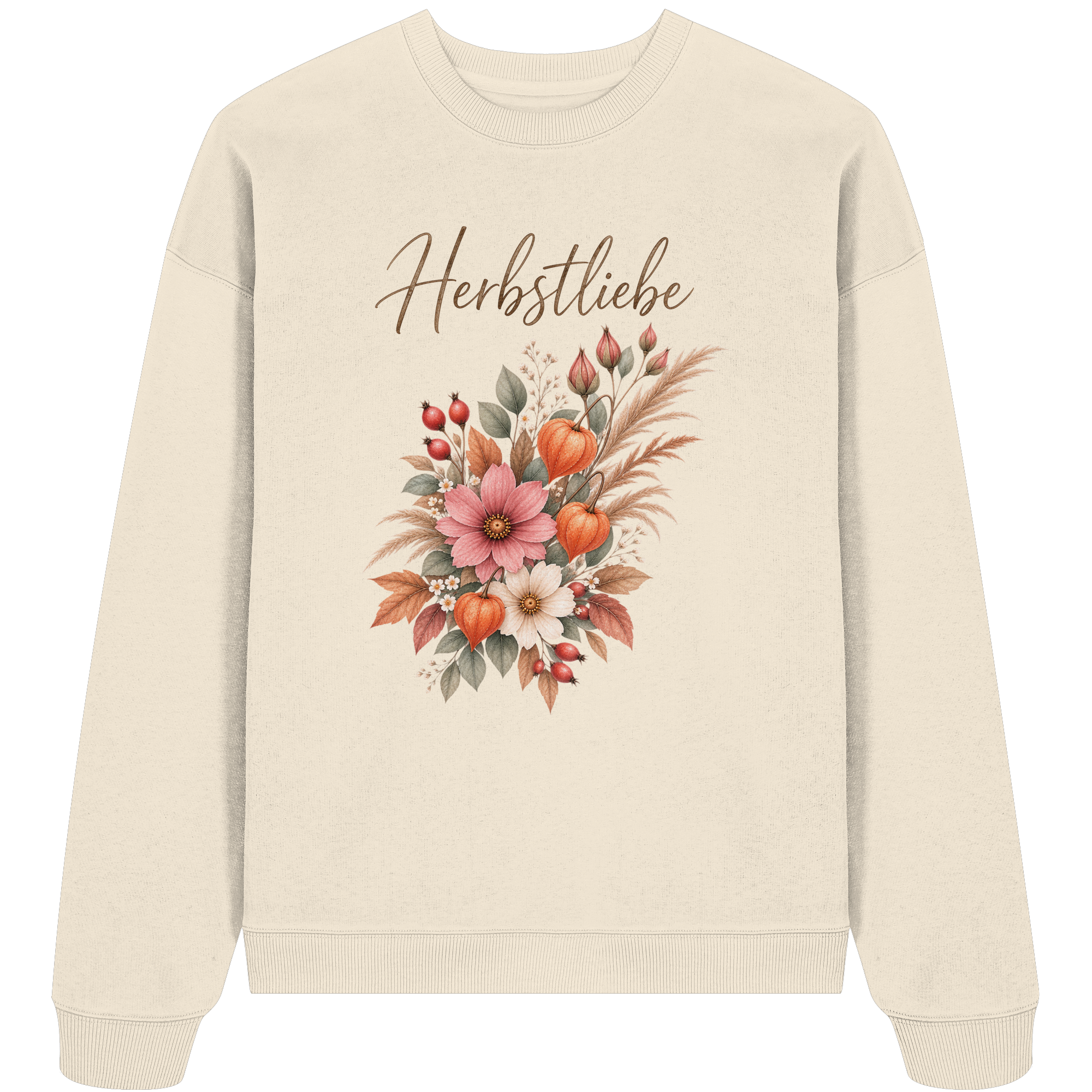 Autumn Garden – Florale Herbstliebe - Organic Oversize Sweatshirt