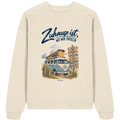 Zuhause ist, wo wir parken – Vanlife & Camping - Bio Oversize Sweatshirt