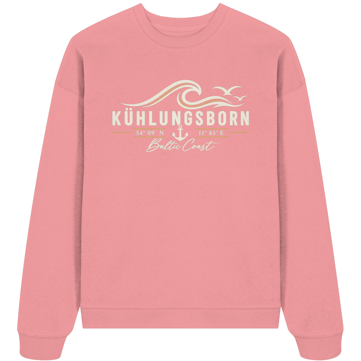 Kühlungsborn – Baltic Coast - Dark Edition - Organic Oversize Sweatshirt