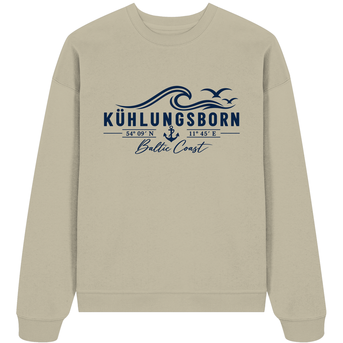 Kühlungsborn – Baltic Coast - Organic Oversize Sweatshirt