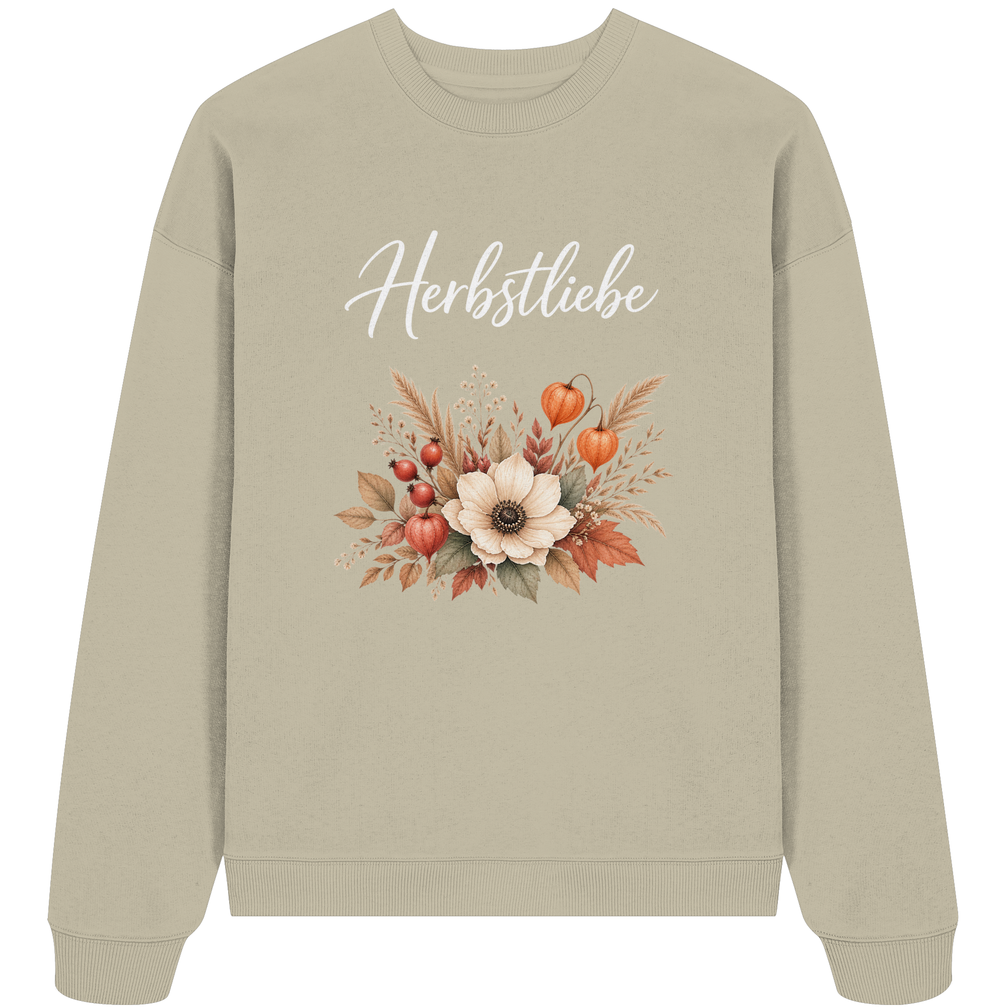 Herbstliebe – Golden Harvest - Dark Edition - - Organic Oversize Sweatshirt