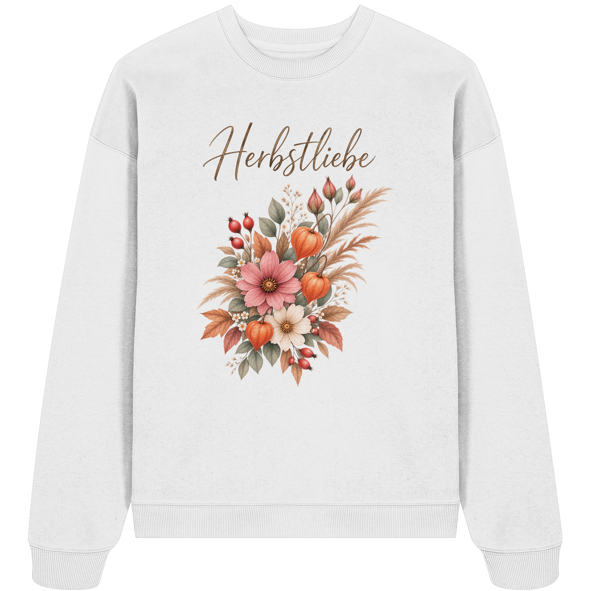 Autumn Garden – Florale Herbstliebe - Organic Oversize Sweatshirt