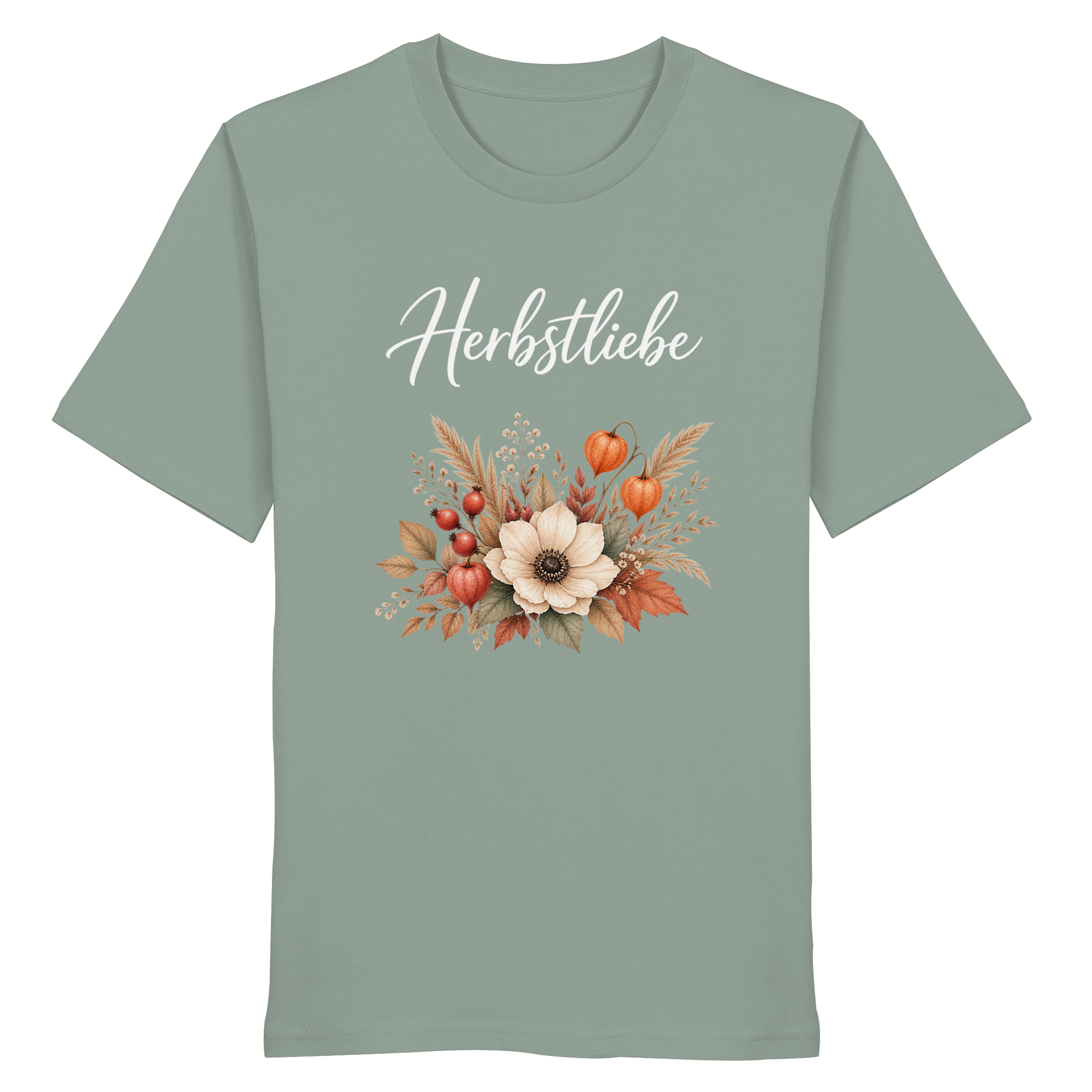 Herbstliebe – Golden Harvest - Dark Edition - - Organic Shirt