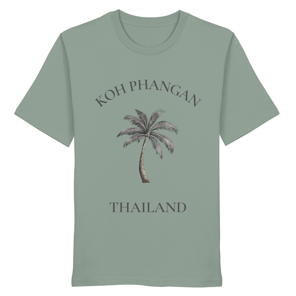 Koh Phangan – Minimal Palm | Thailand - Bio T - Shirt