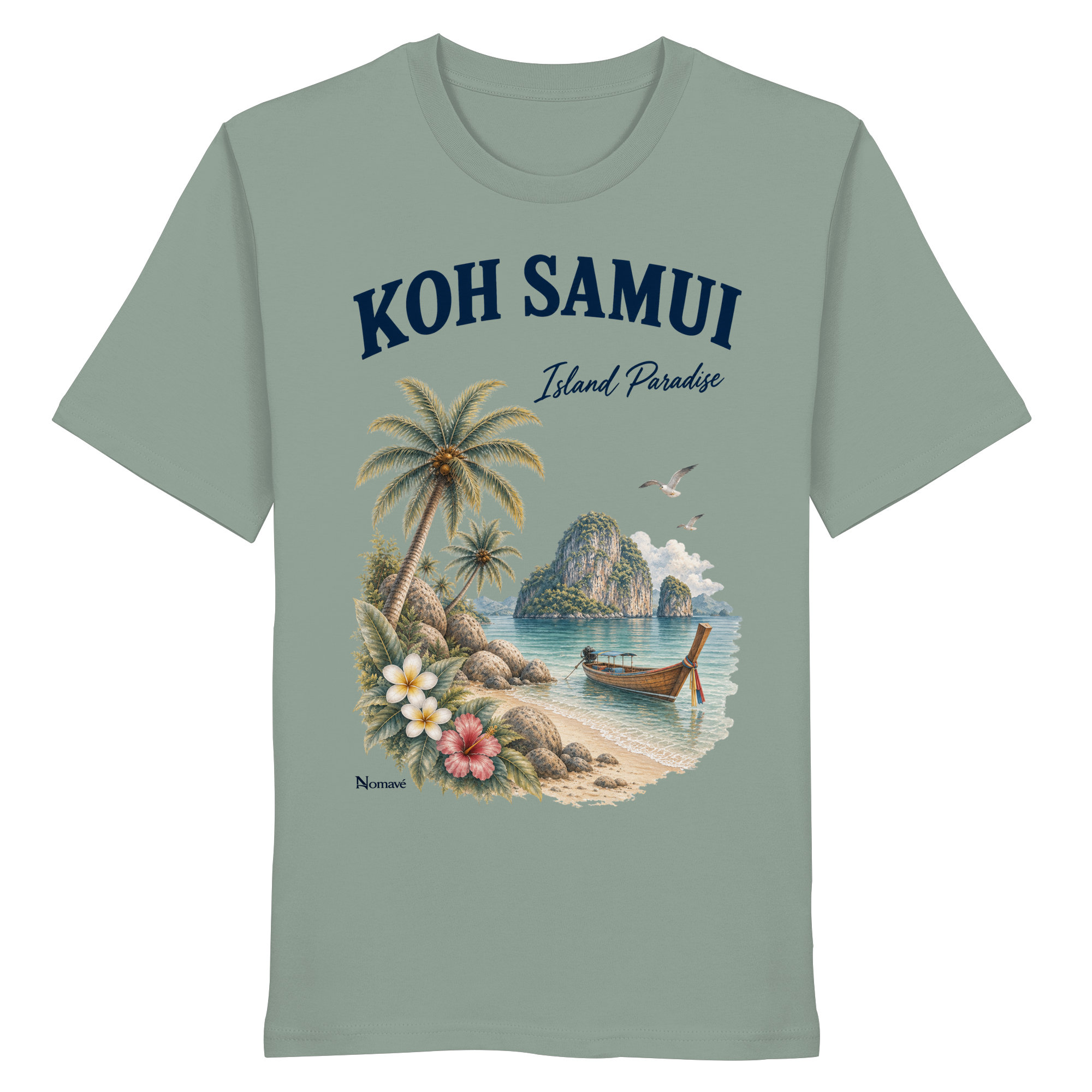 Koh Samui Thailand – Island Paradise – Tropical Vintage - Bio T - Shirt