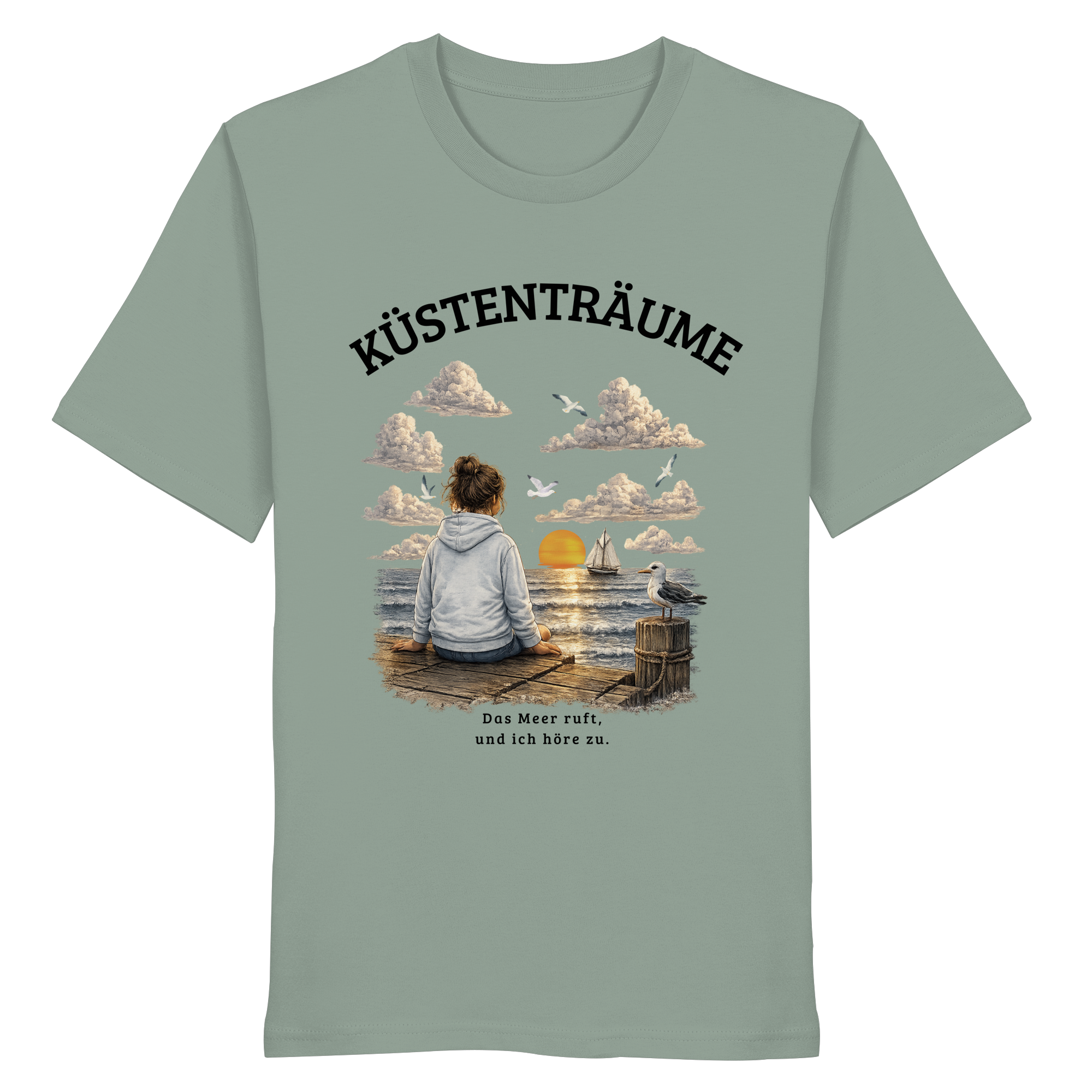 Küstenträume – Emotionales Bio-T-Shirt