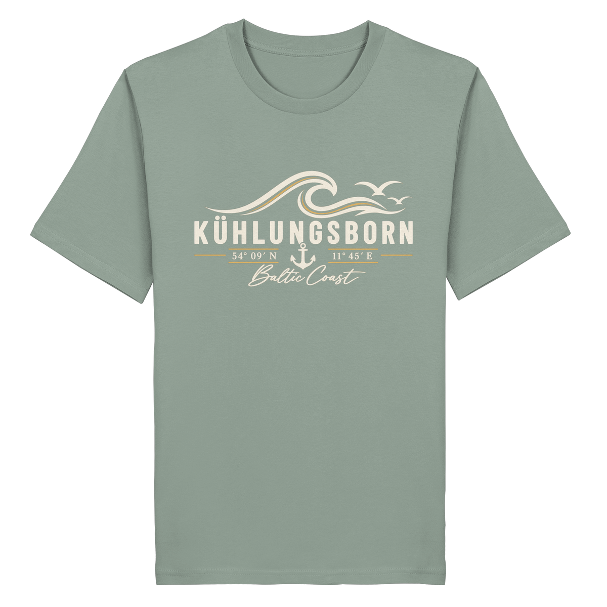 Kühlungsborn – Baltic Coast - Dark Edition - T-Shirt 100% Bio Baumwolle
