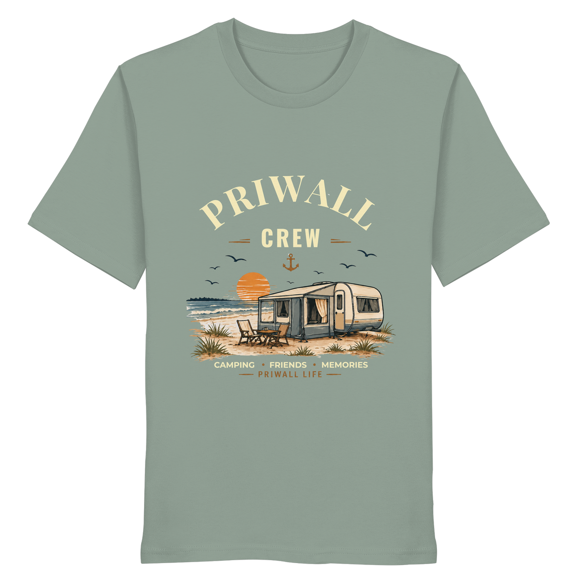 Priwall Crew Dark Edition - Organic Shirt