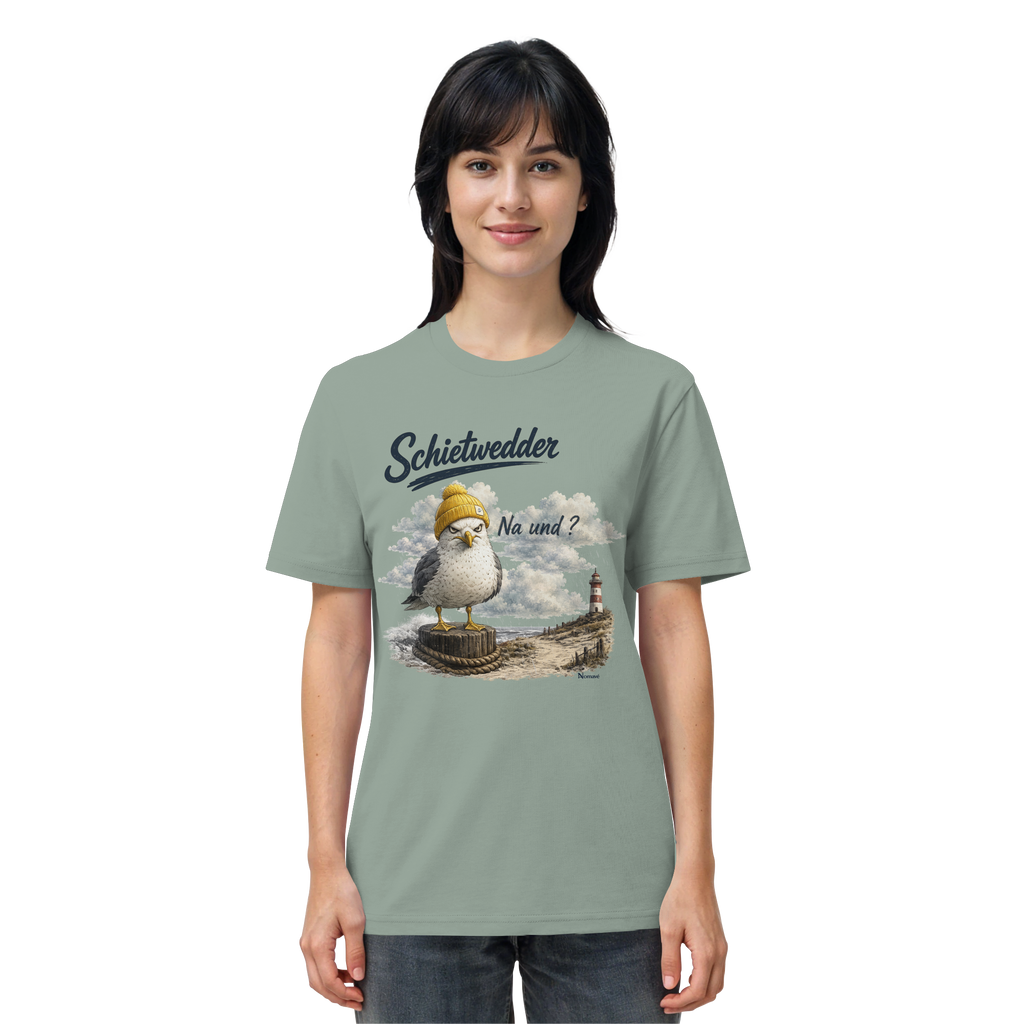Alpha Möwe – Schietwedder? Na und! - Organic Shirt