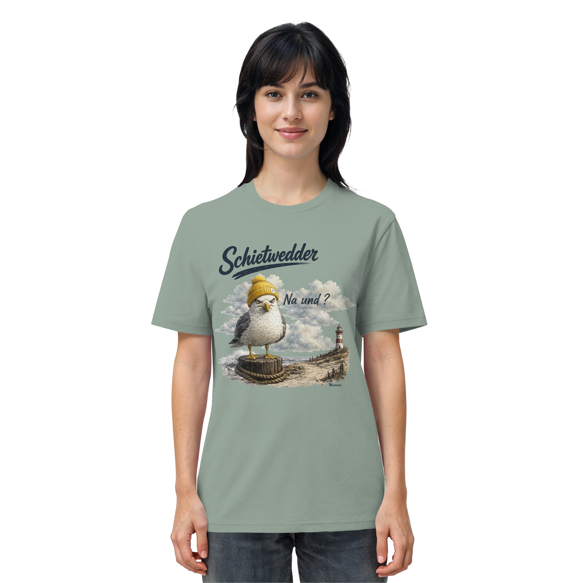 Alpha Möwe – Schietwedder? Na und! - Organic Shirt