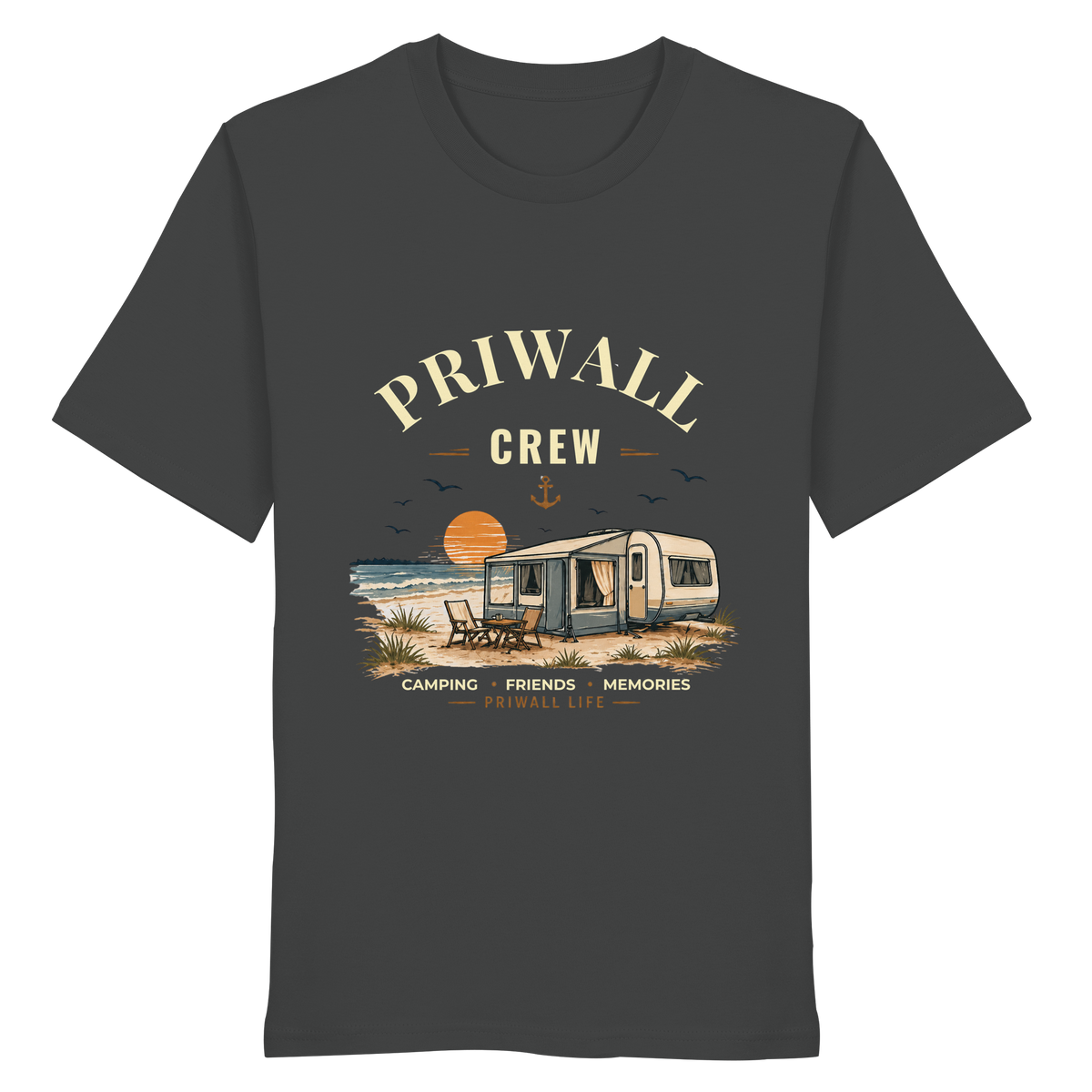 Priwall Crew Dark Edition - Organic Shirt