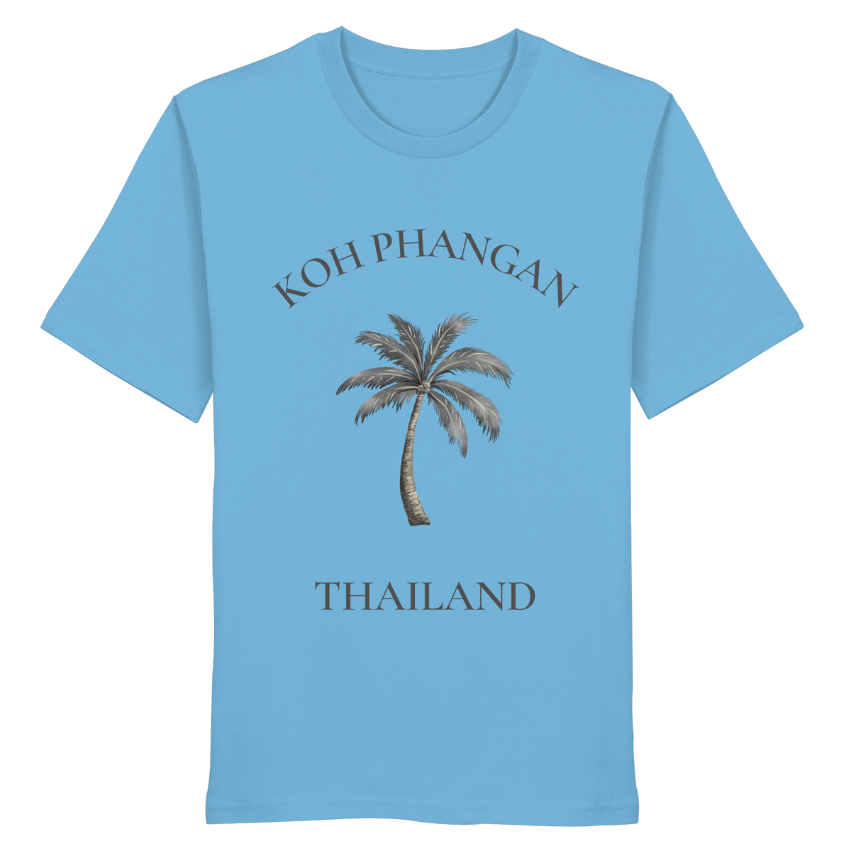 Koh Phangan – Minimal Palm | Thailand - Bio T - Shirt
