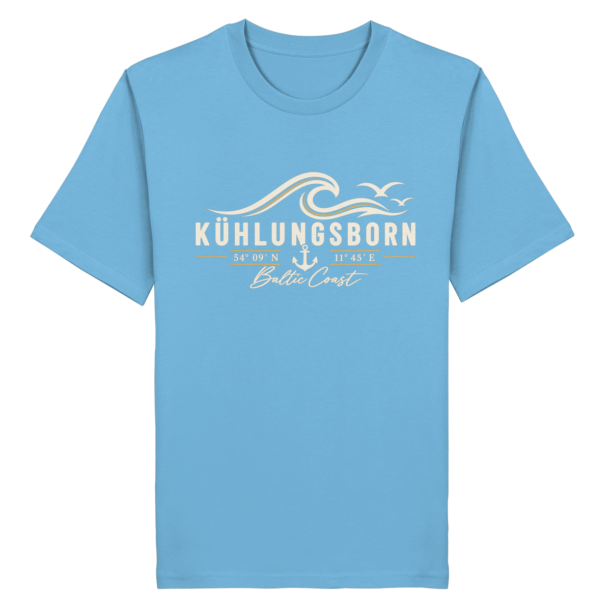 Kühlungsborn – Baltic Coast - Dark Edition - T-Shirt 100% Bio Baumwolle