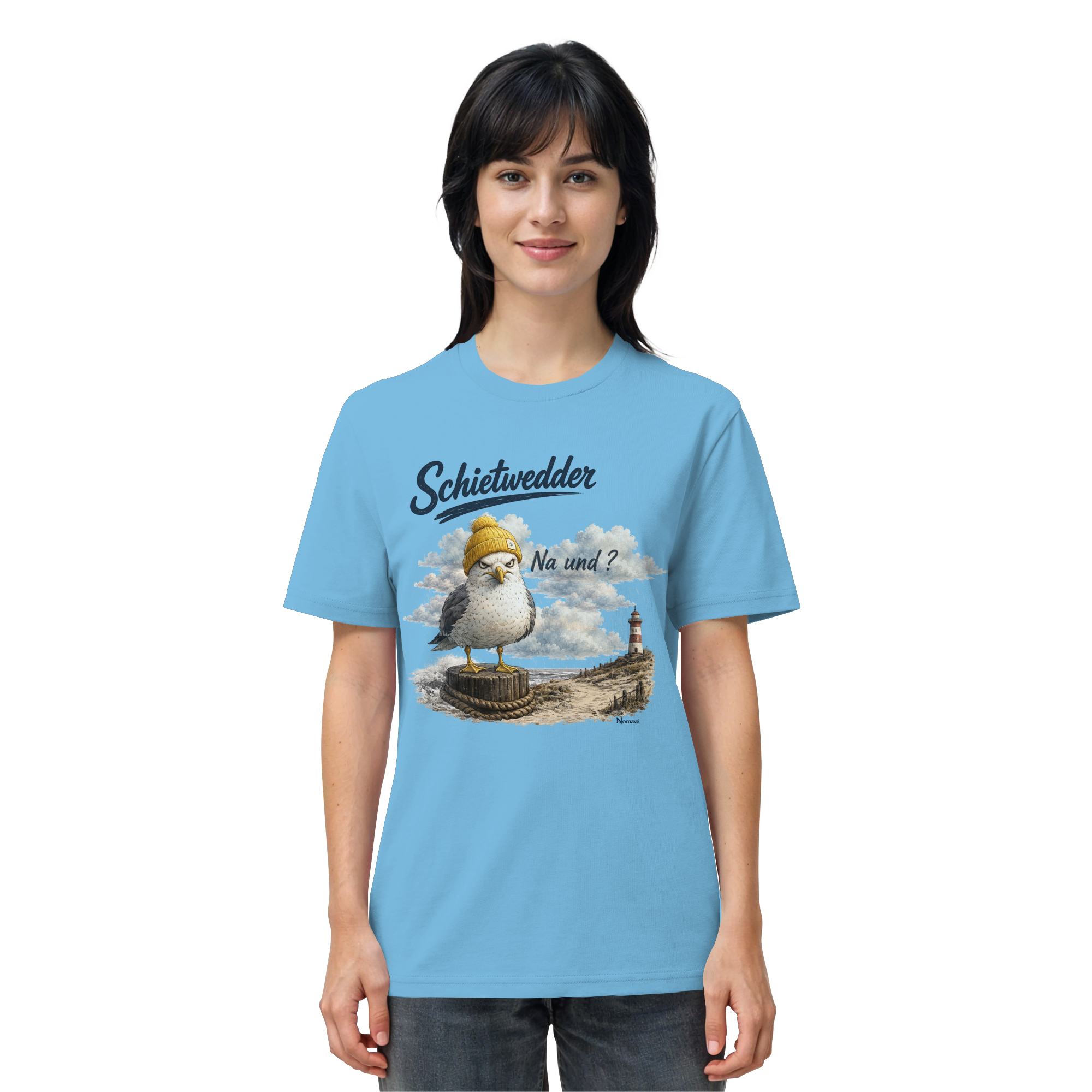 Alpha Möwe – Schietwedder? Na und! - Organic Shirt