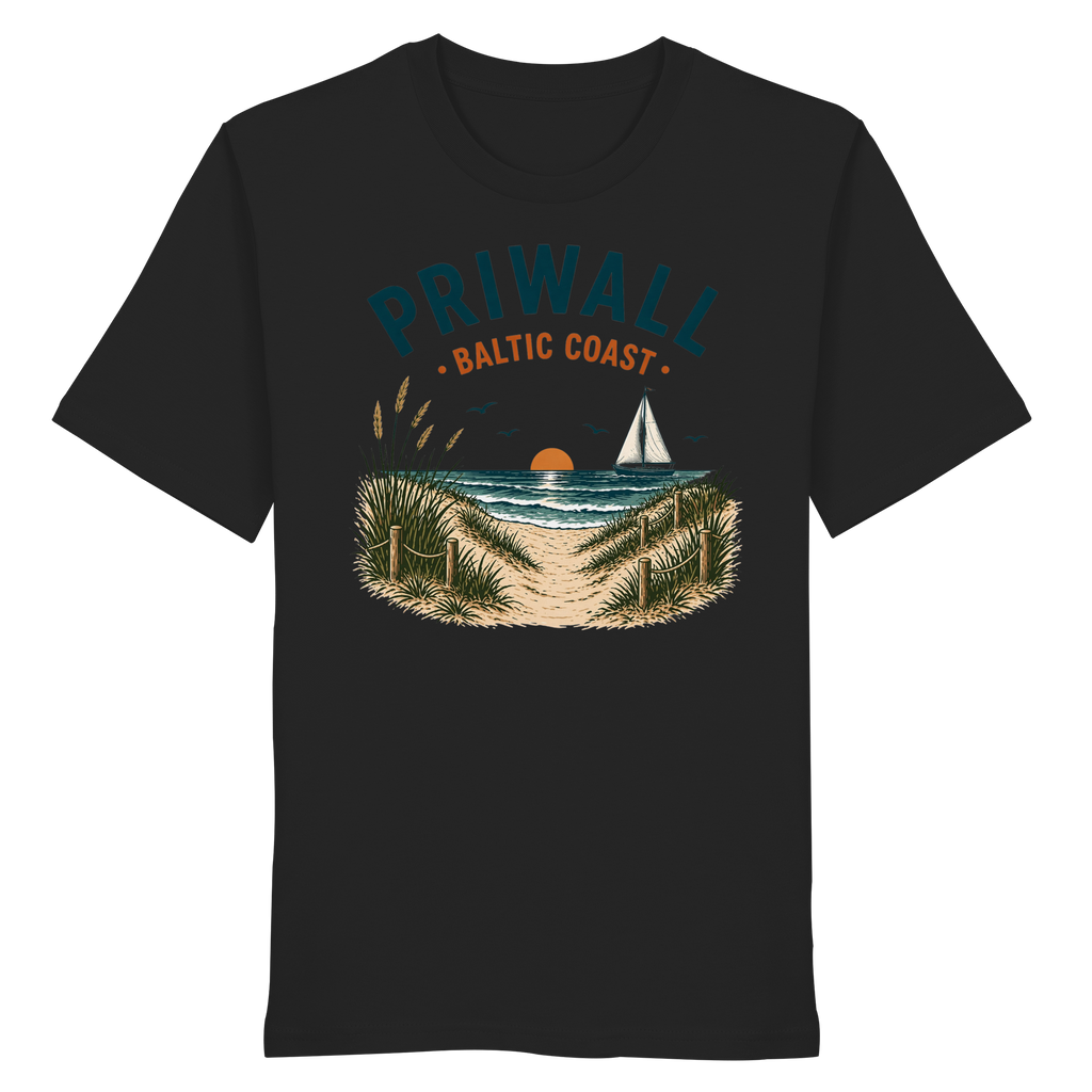 Ostsee T-Shirt – Priwall Vibes Baltic Coast – Sommer Strand Shirt Unisex