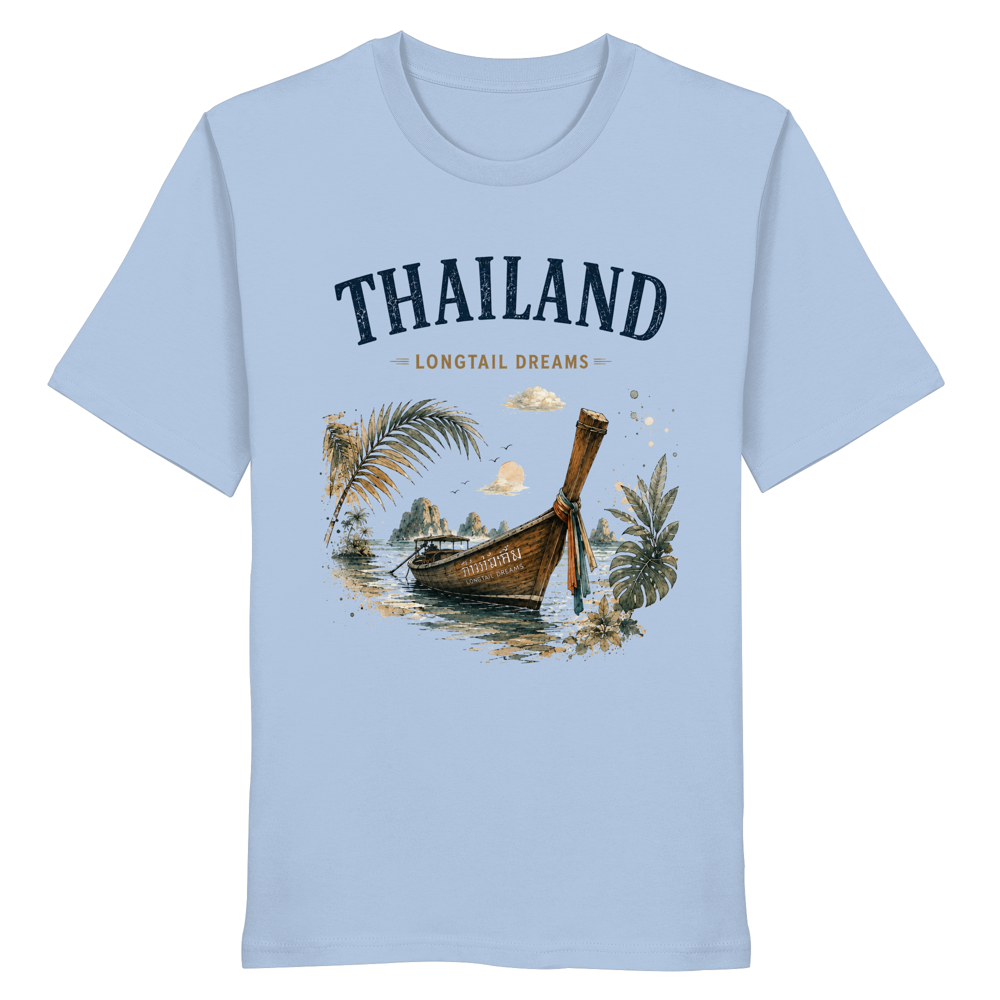 Thailand Longtail Dreams – Light Edition | Bio T-Shirt