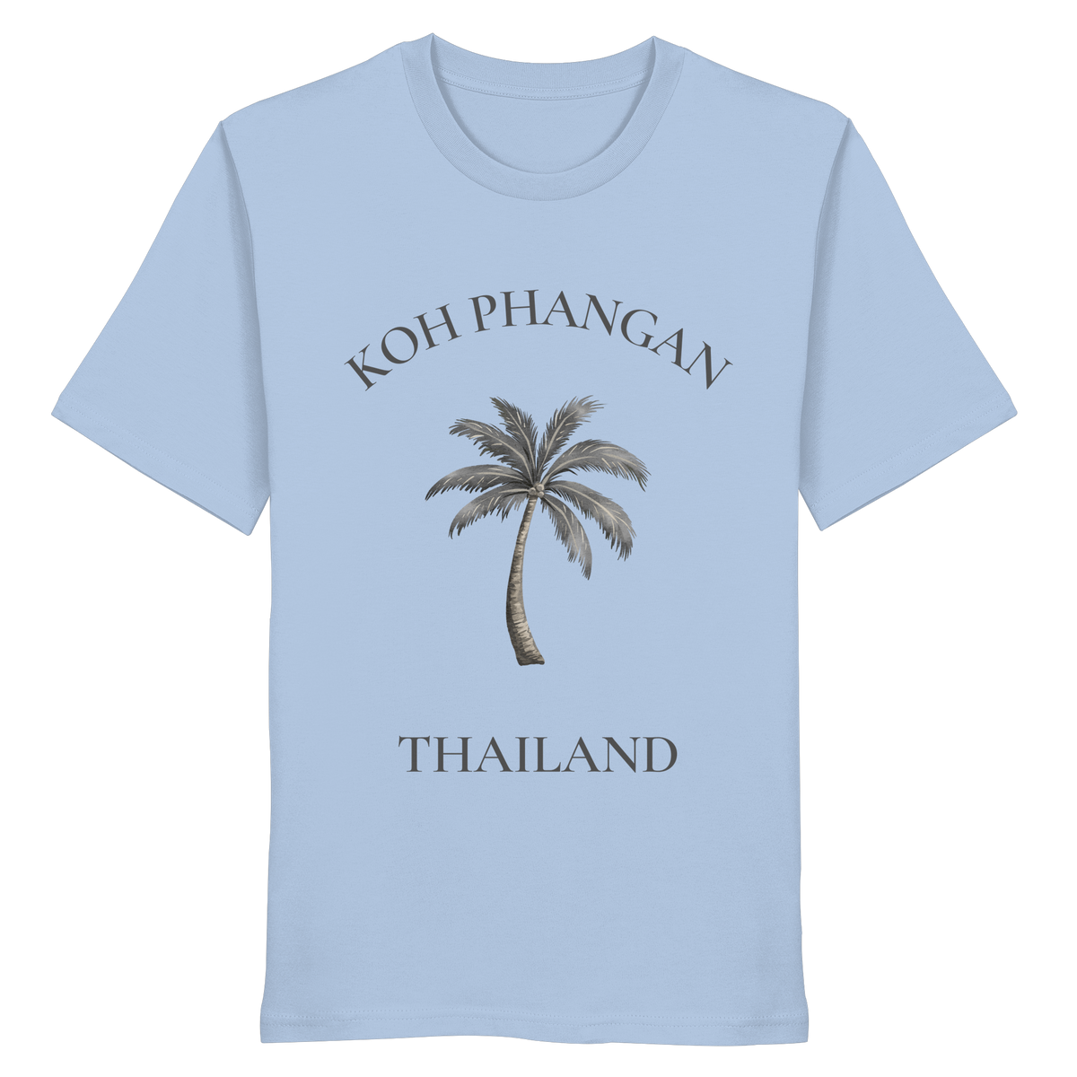 Koh Phangan – Minimal Palm | Thailand - Bio T - Shirt