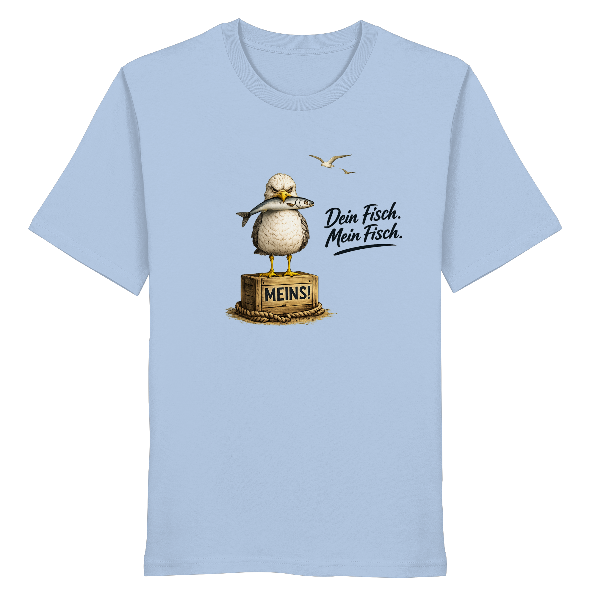Alpha - Möwe mit Meinung – Dein Fisch. Mein Fisch. | Bio T - Shirt