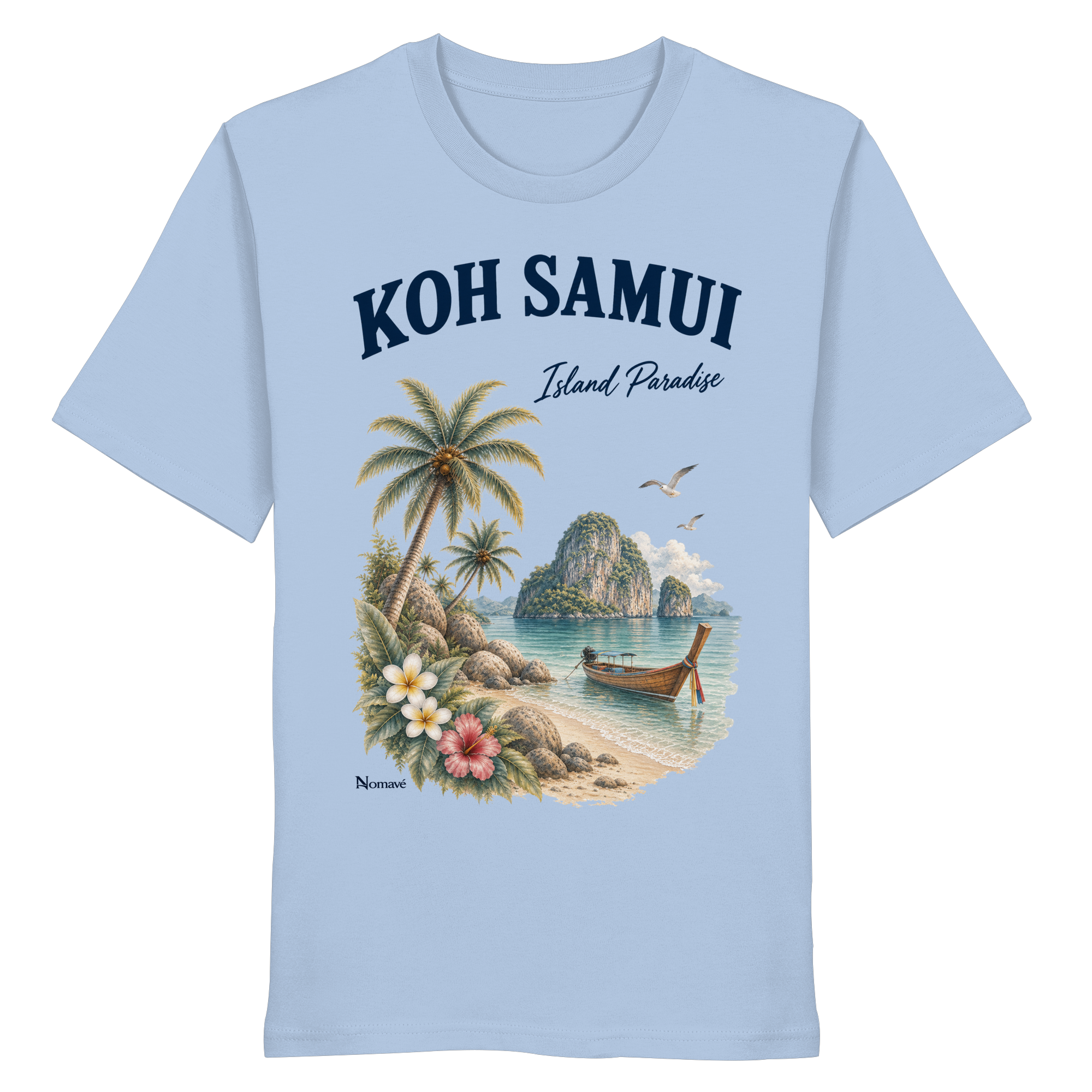 Koh Samui Thailand – Island Paradise – Tropical Vintage - Bio T - Shirt