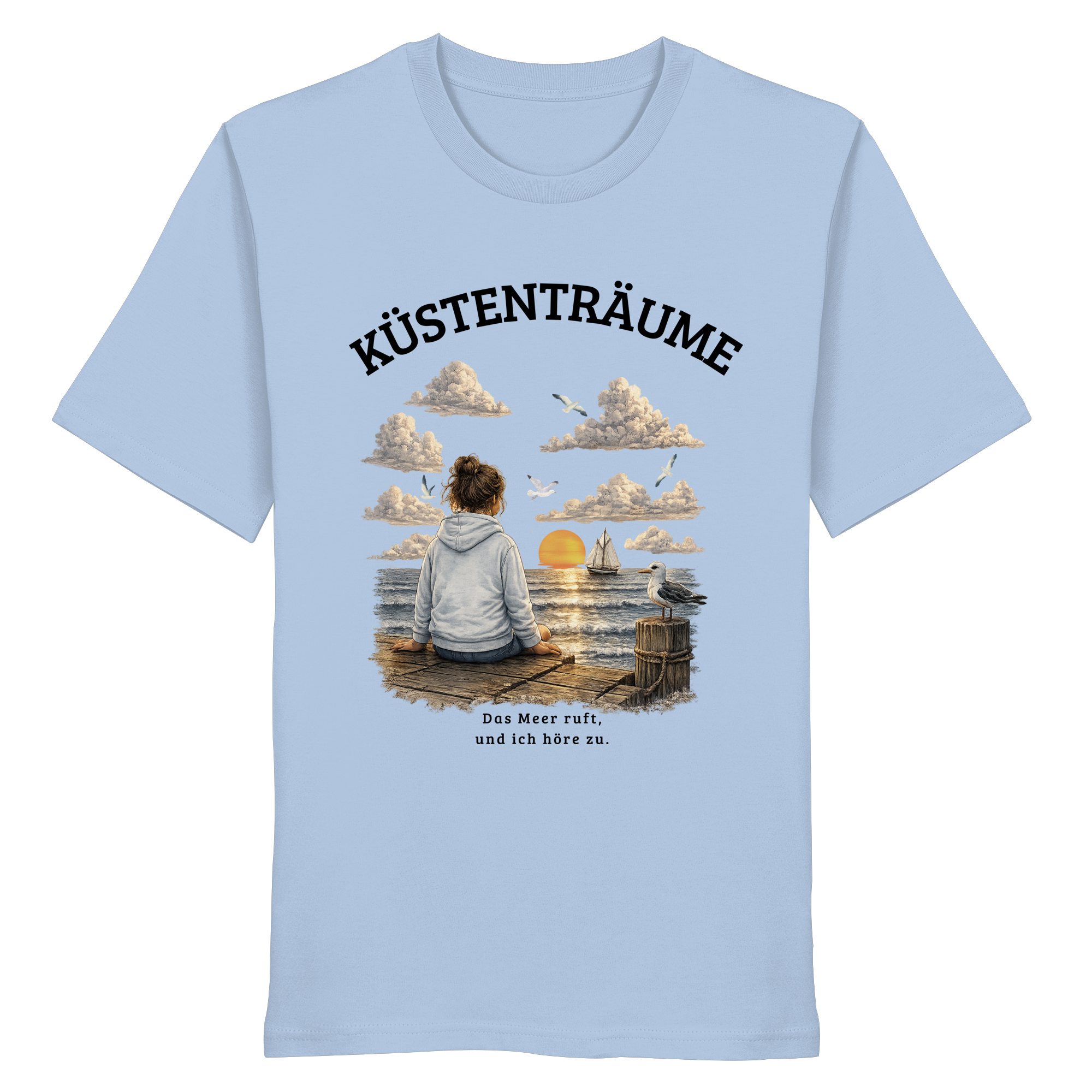 Küstenträume – Emotionales Bio-T-Shirt