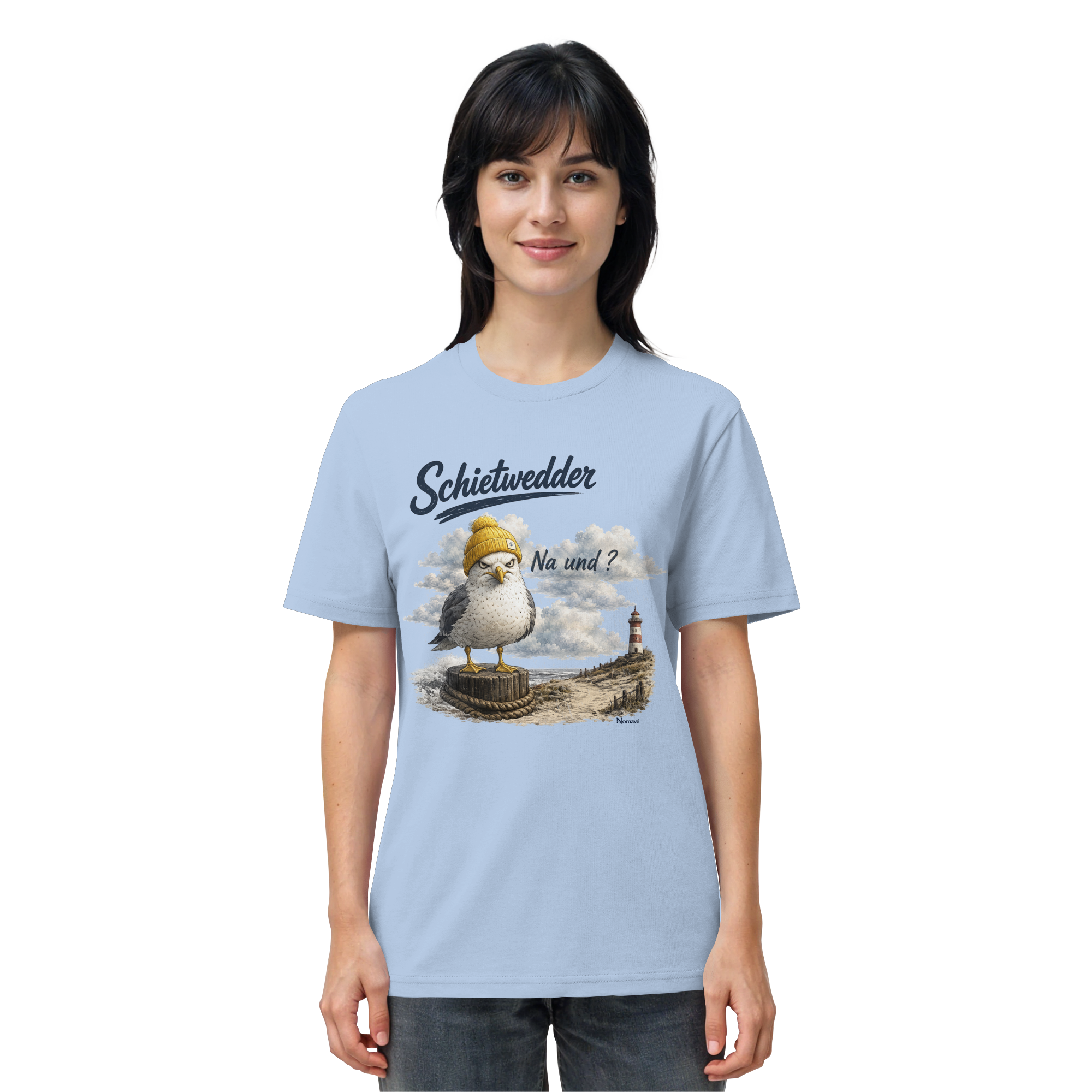 Alpha Möwe – Schietwedder? Na und! - Organic Shirt