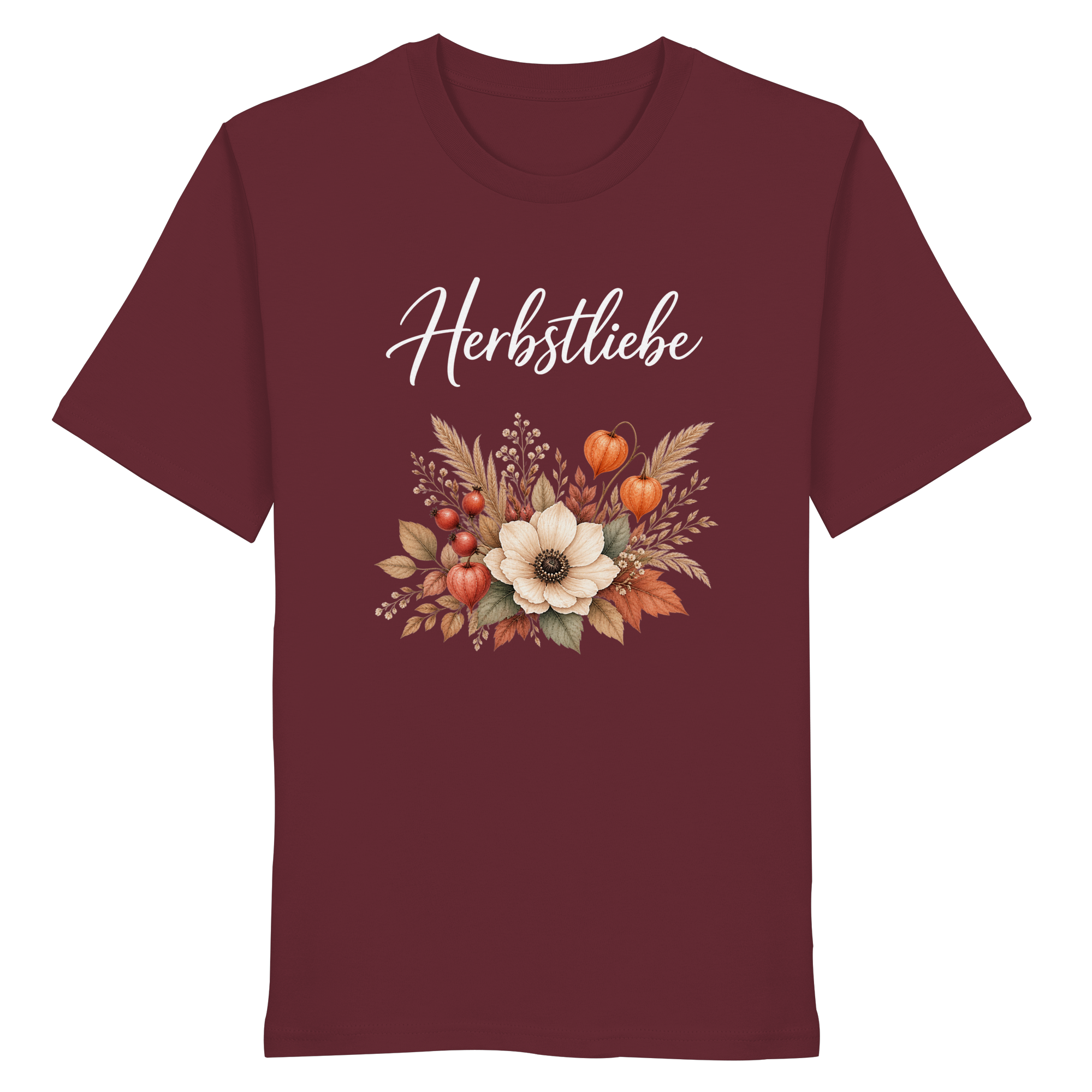 Herbstliebe – Golden Harvest - Dark Edition - - Organic Shirt