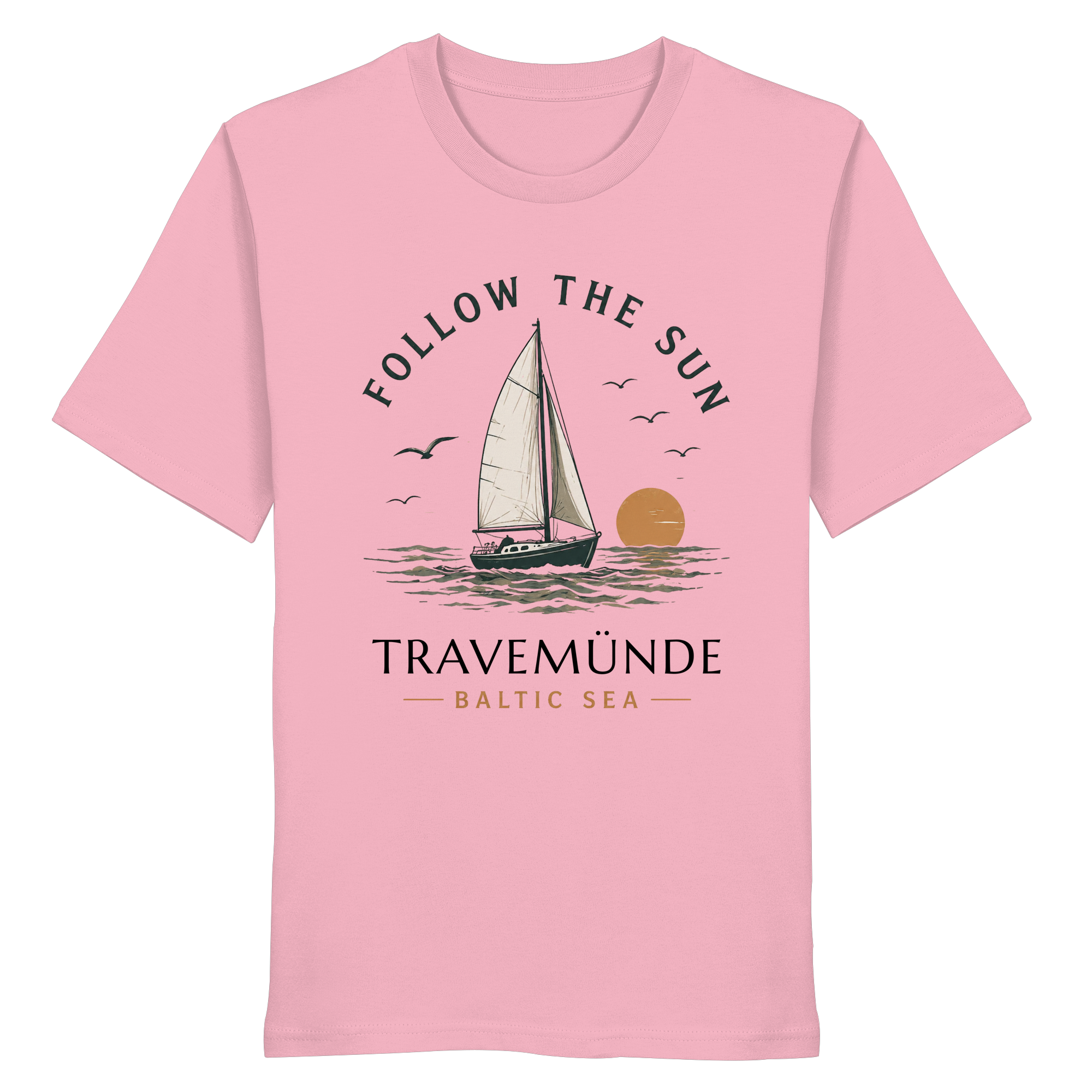 Travemünde Follow The Sun Shirt – Ostsee Bio Baumwolle