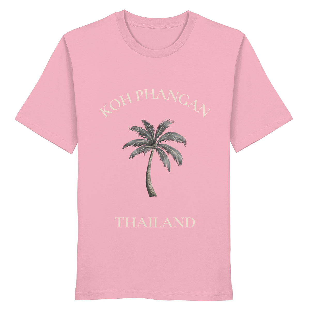 Koh Phangan – Minimal Palm | Thailand - Bio T - Shirt