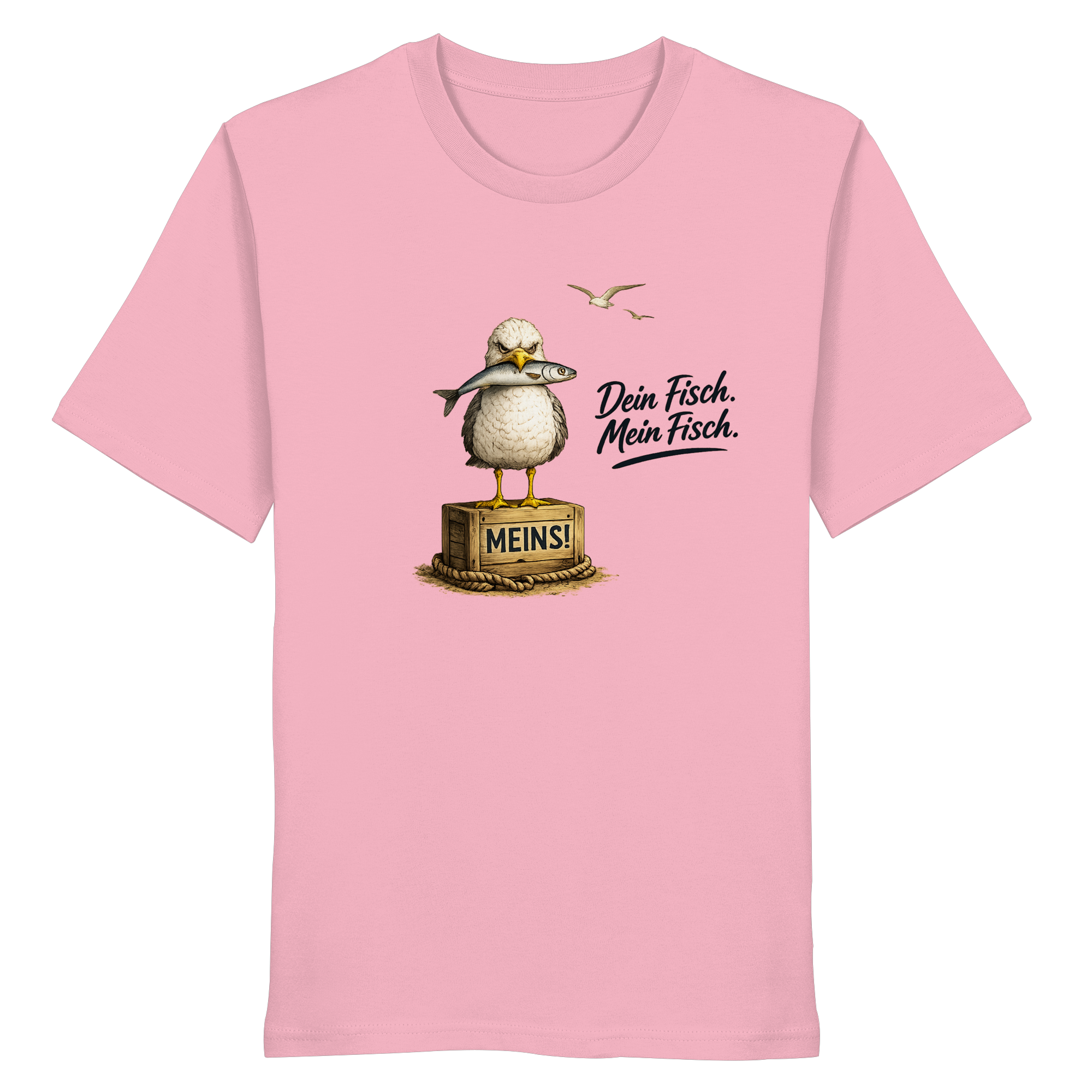 Alpha - Möwe mit Meinung – Dein Fisch. Mein Fisch. | Bio T - Shirt