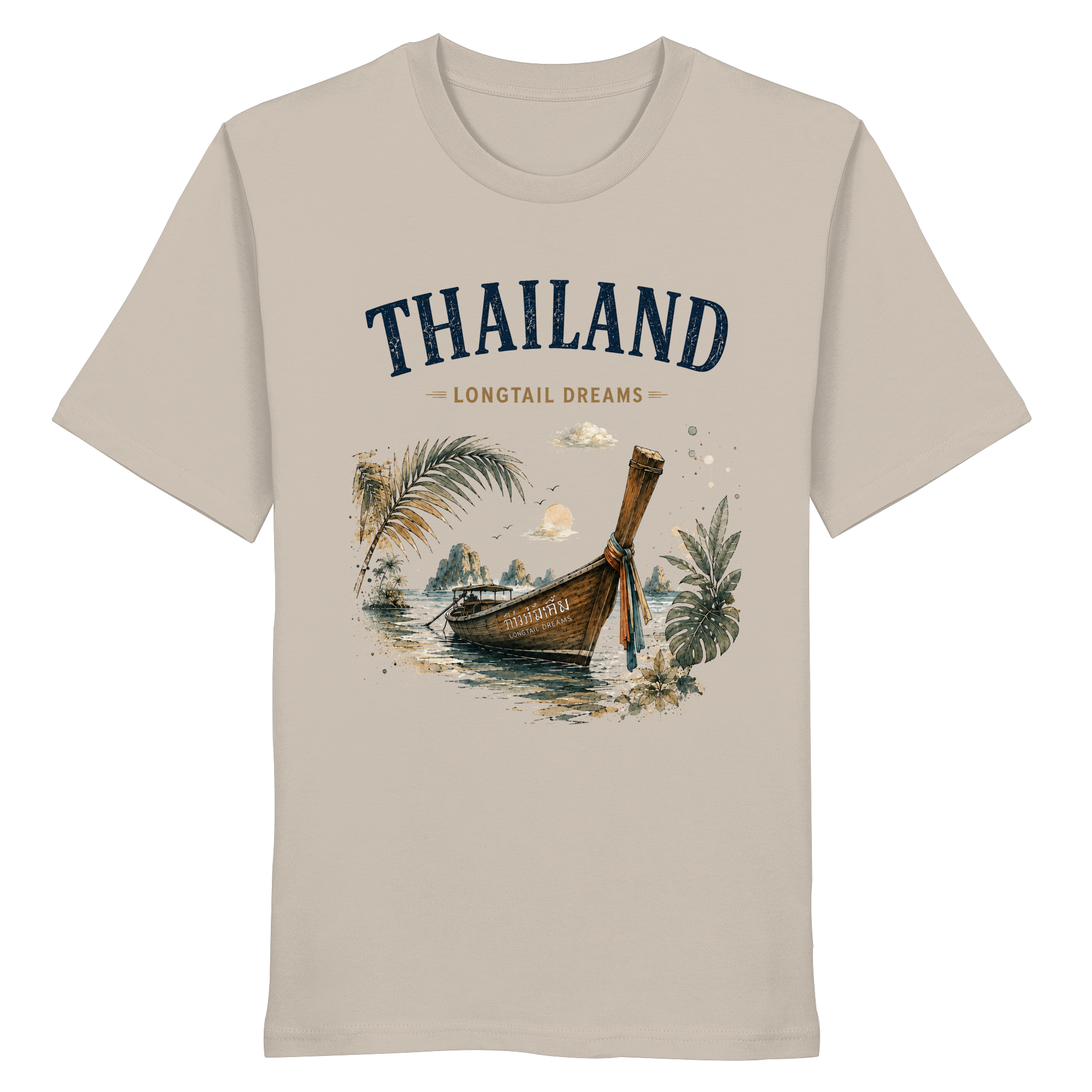 Thailand Longtail Dreams – Light Edition | Bio T-Shirt